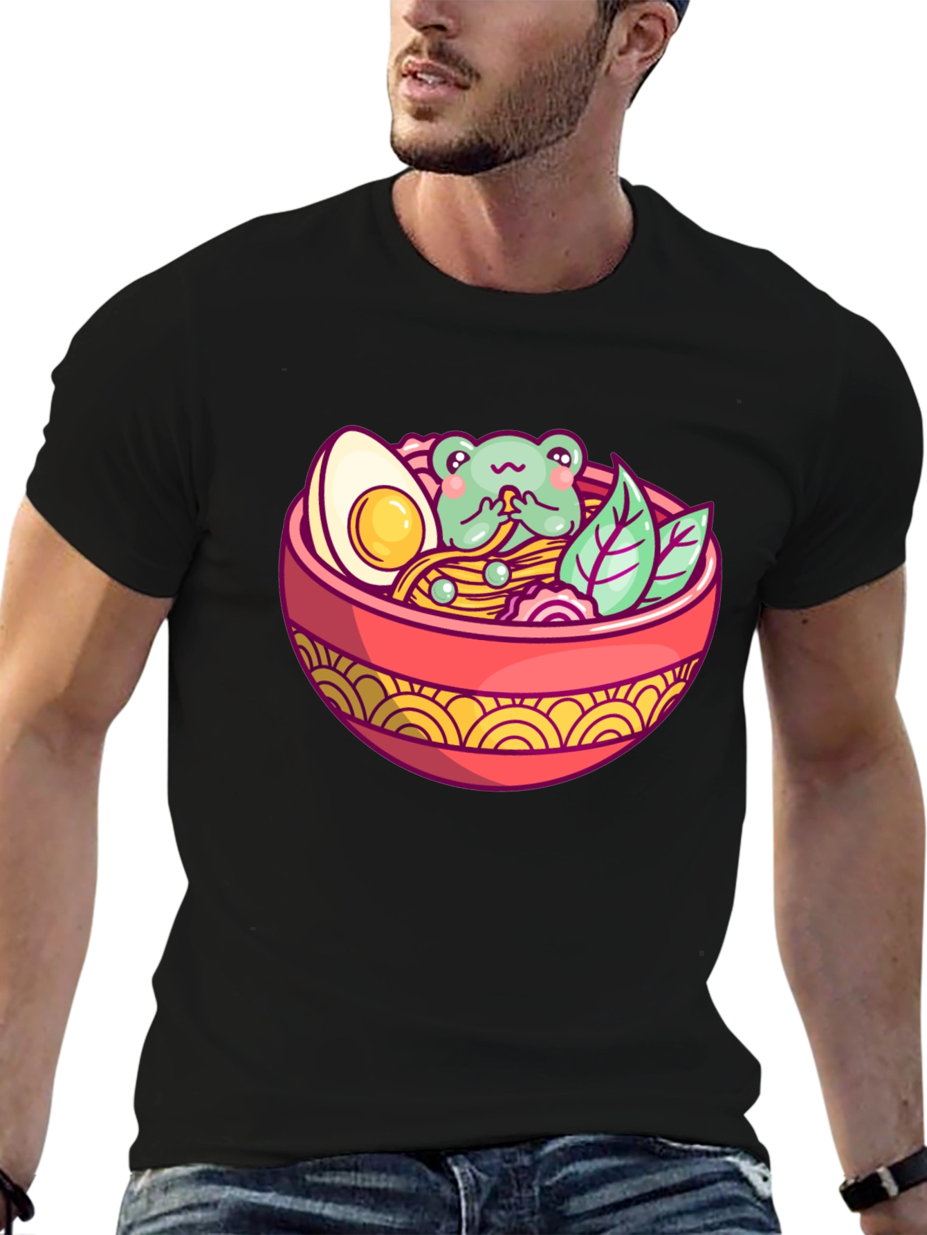 Ramen Frog Graphic T-Shirt