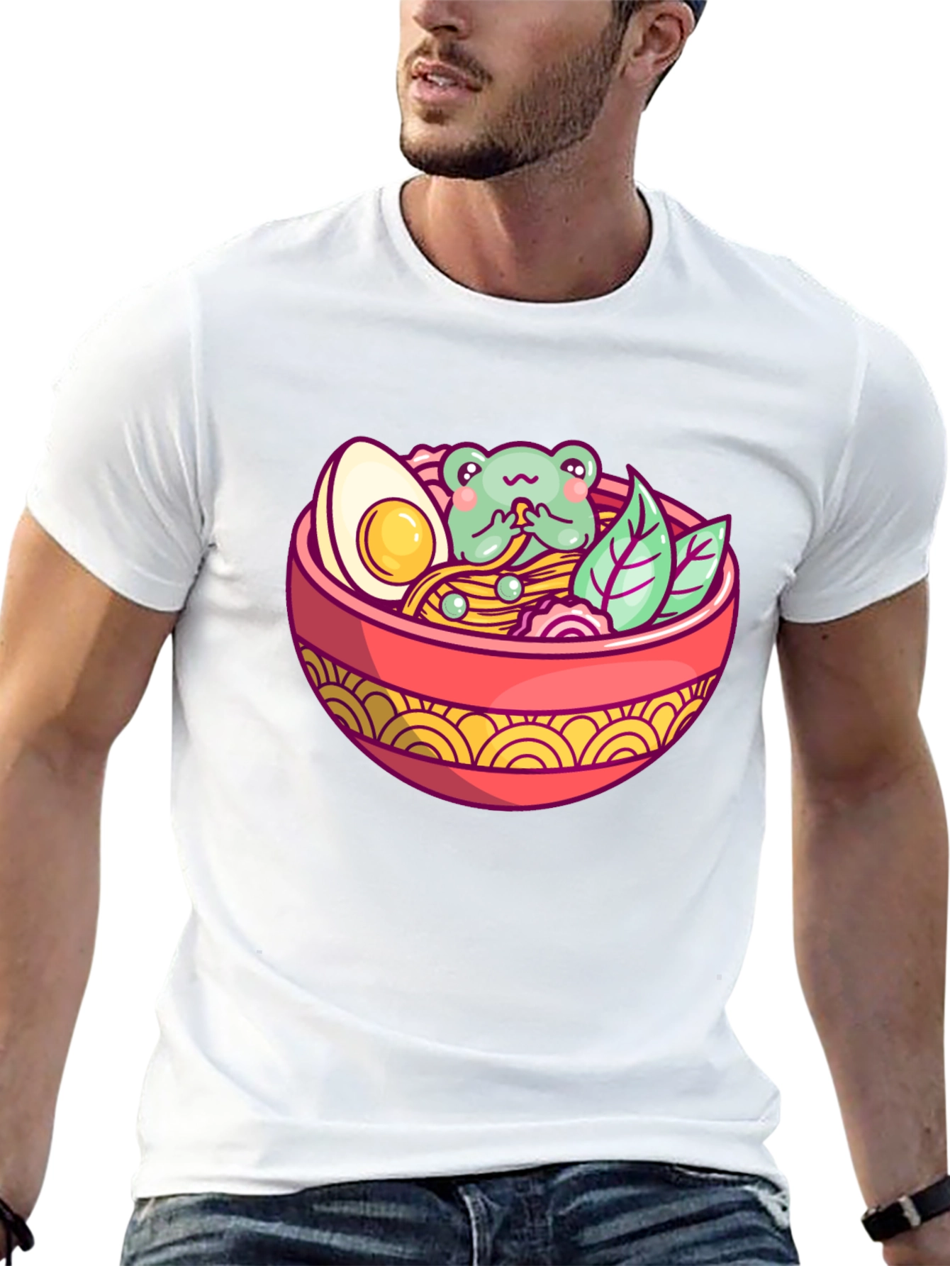 Ramen Frog Graphic T-Shirt