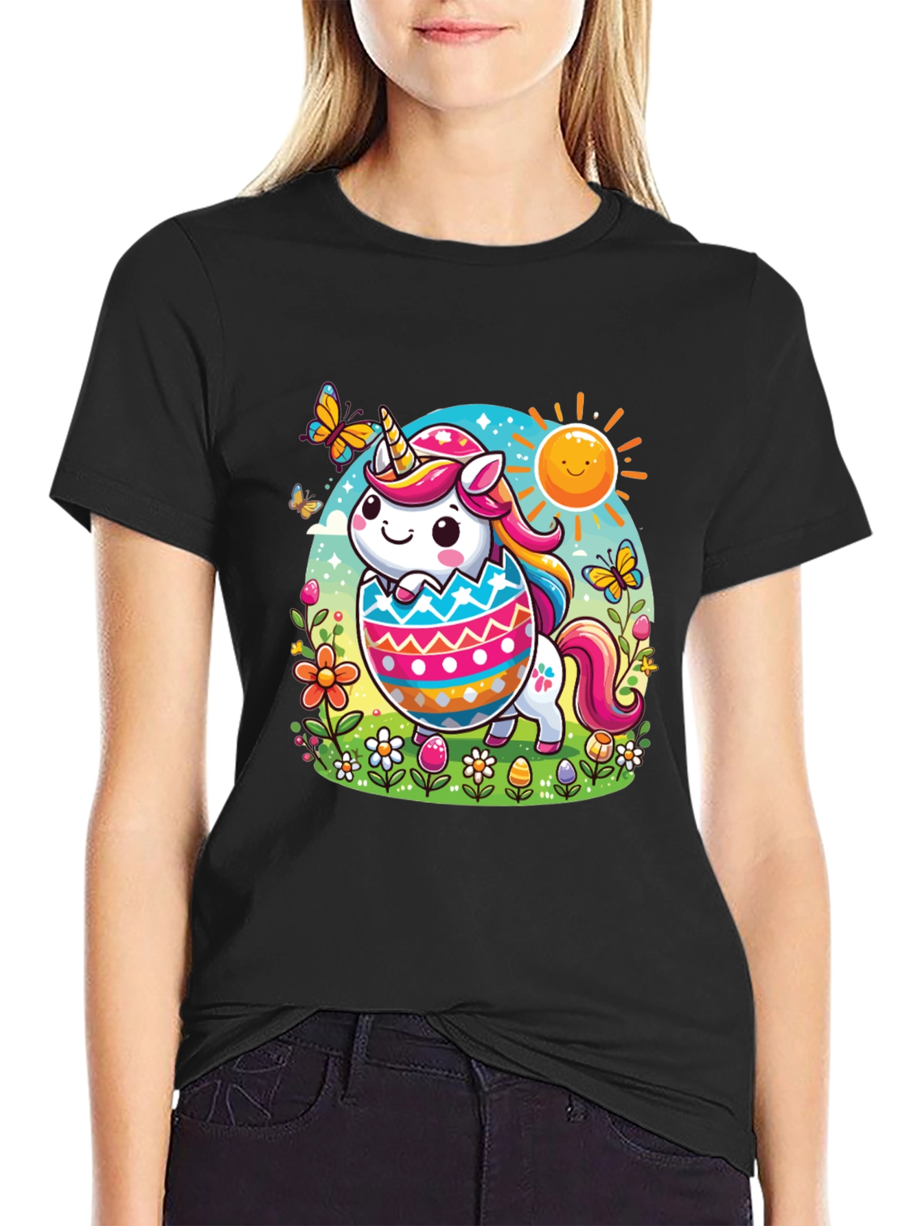 Unicorn Easter Egg T-Shirt