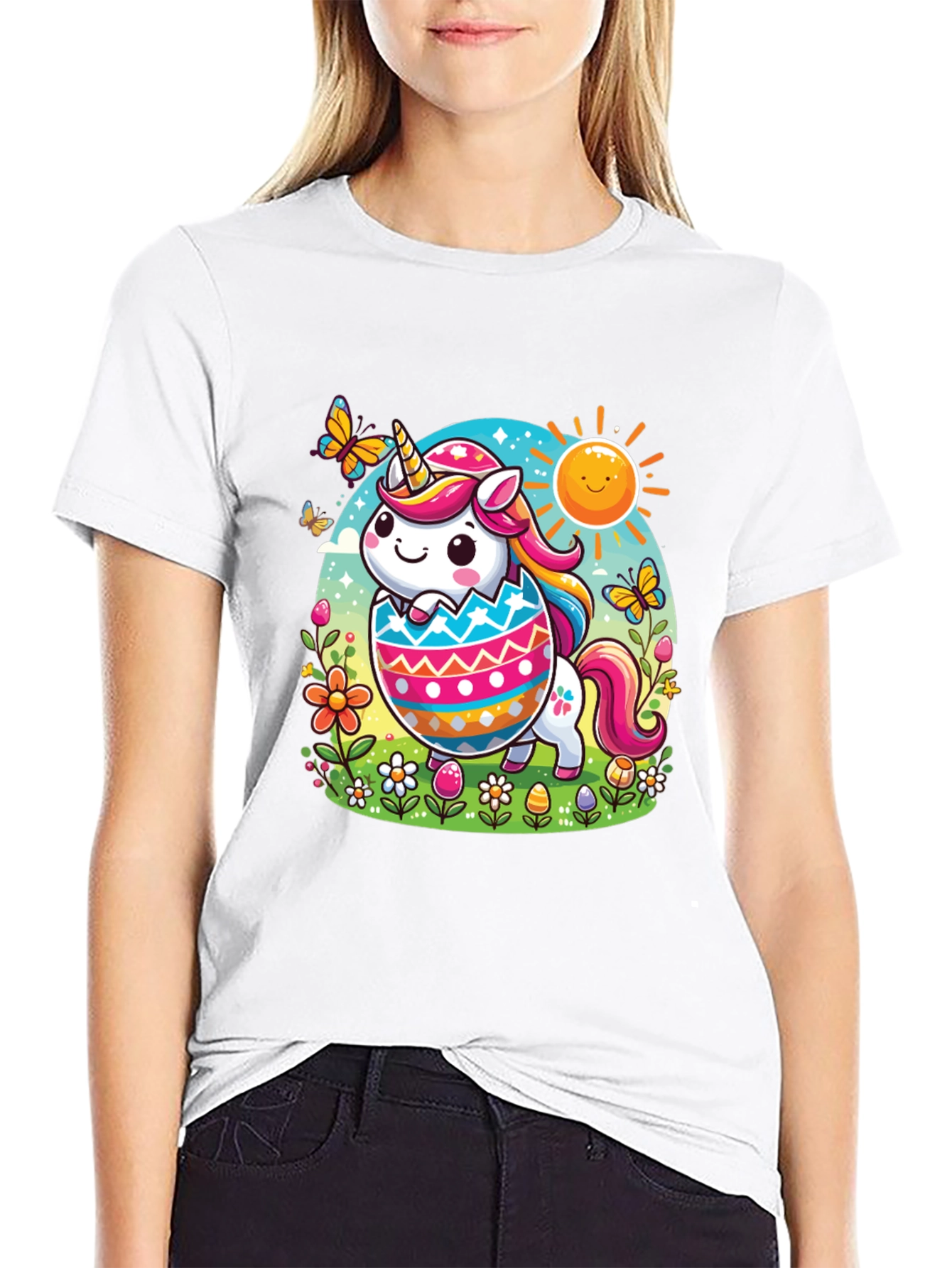Unicorn Easter Egg T-Shirt