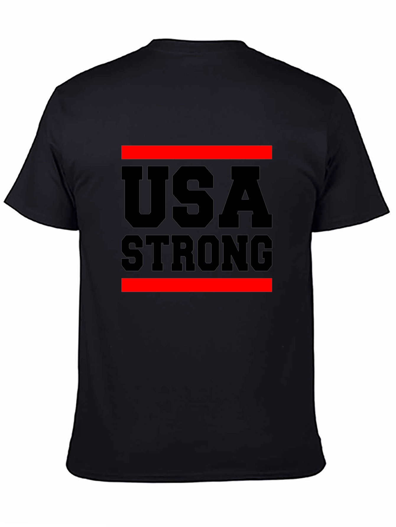 USA Strong Graphic T-Shirt Patriotic Design