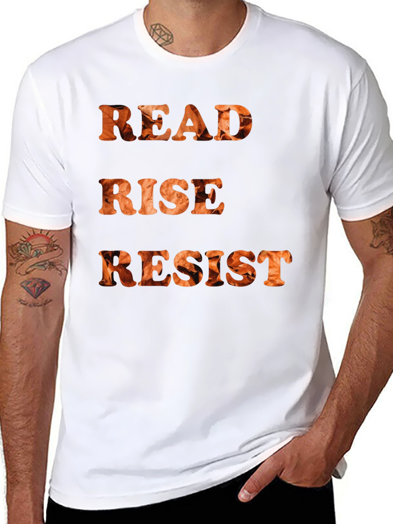 Read Rise Resist Graphic Tee - Black