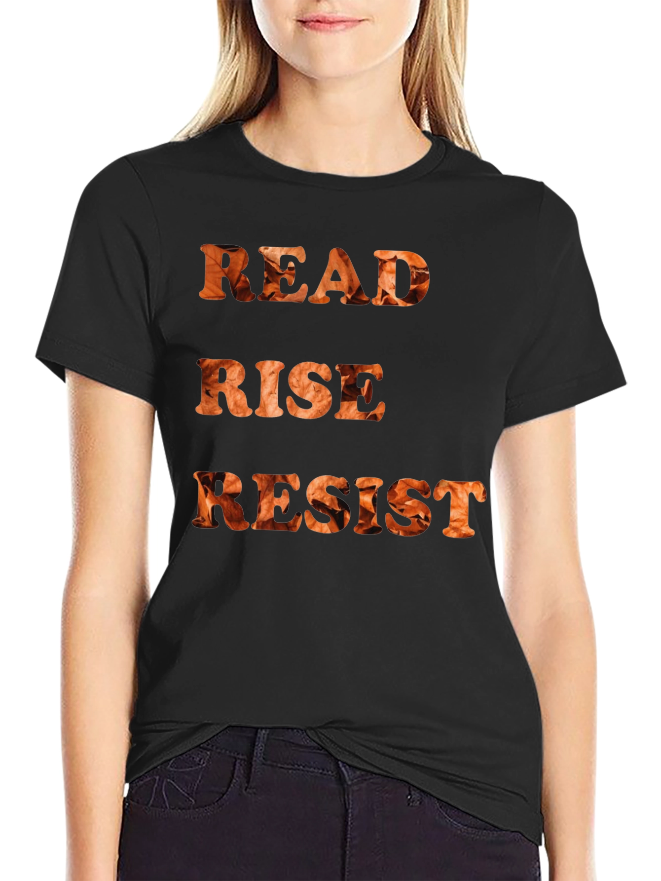 Read Rise Resist Graphic Tee - Black