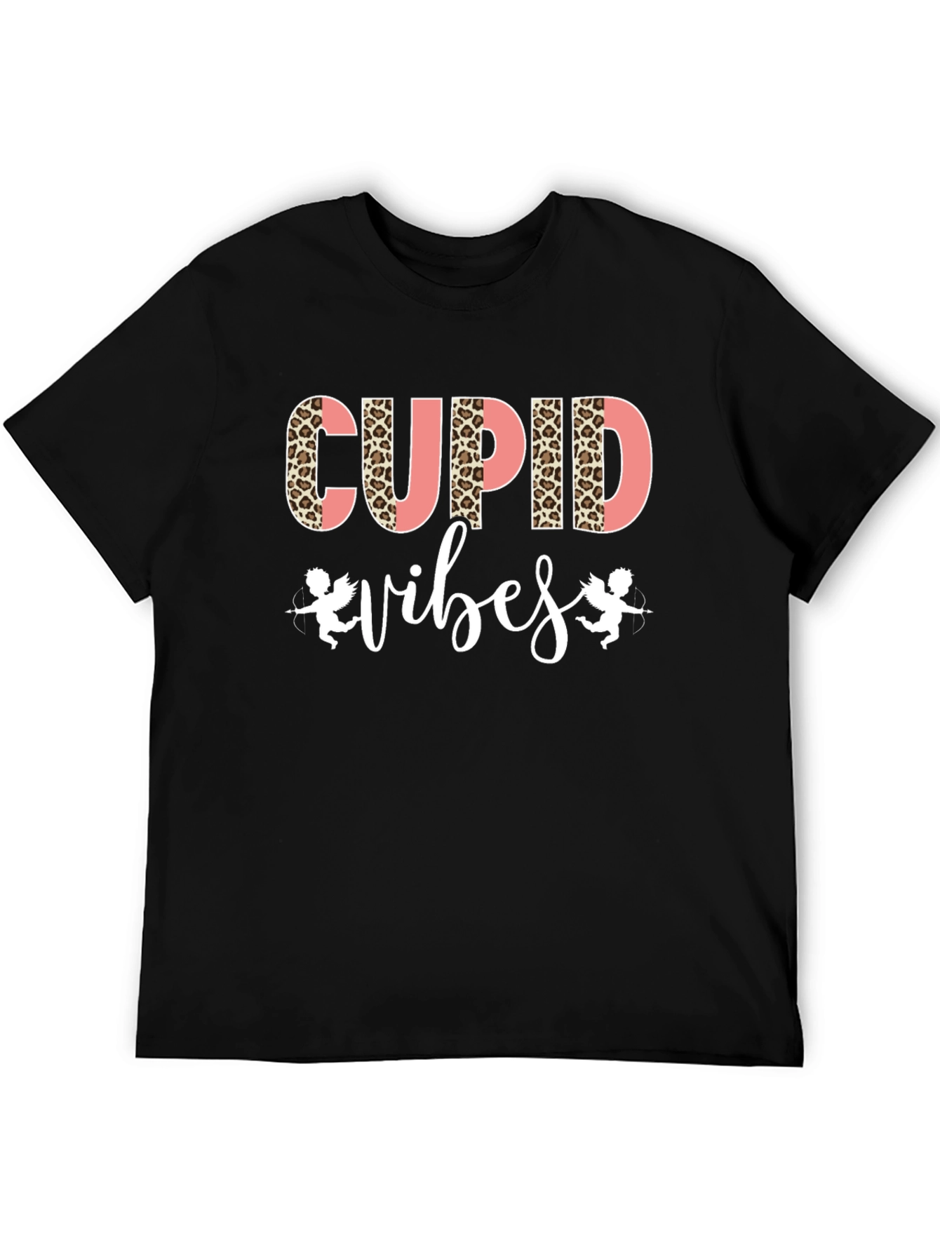 Cupid Vibes Black Graphic Tee