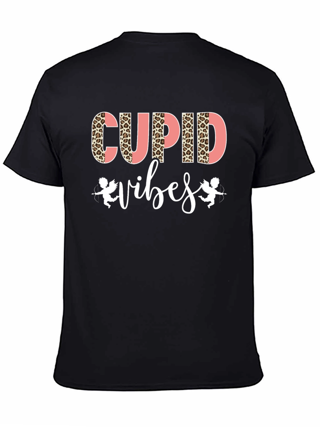Cupid Vibes Black Graphic Tee