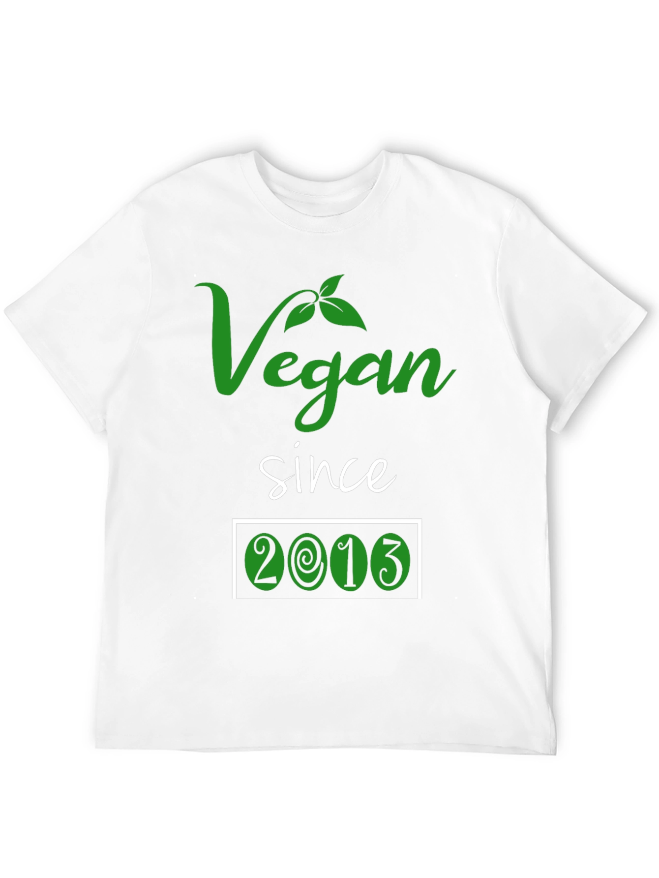 Vegan Since 2013 T-Shirt - Plant Based Lifestyle