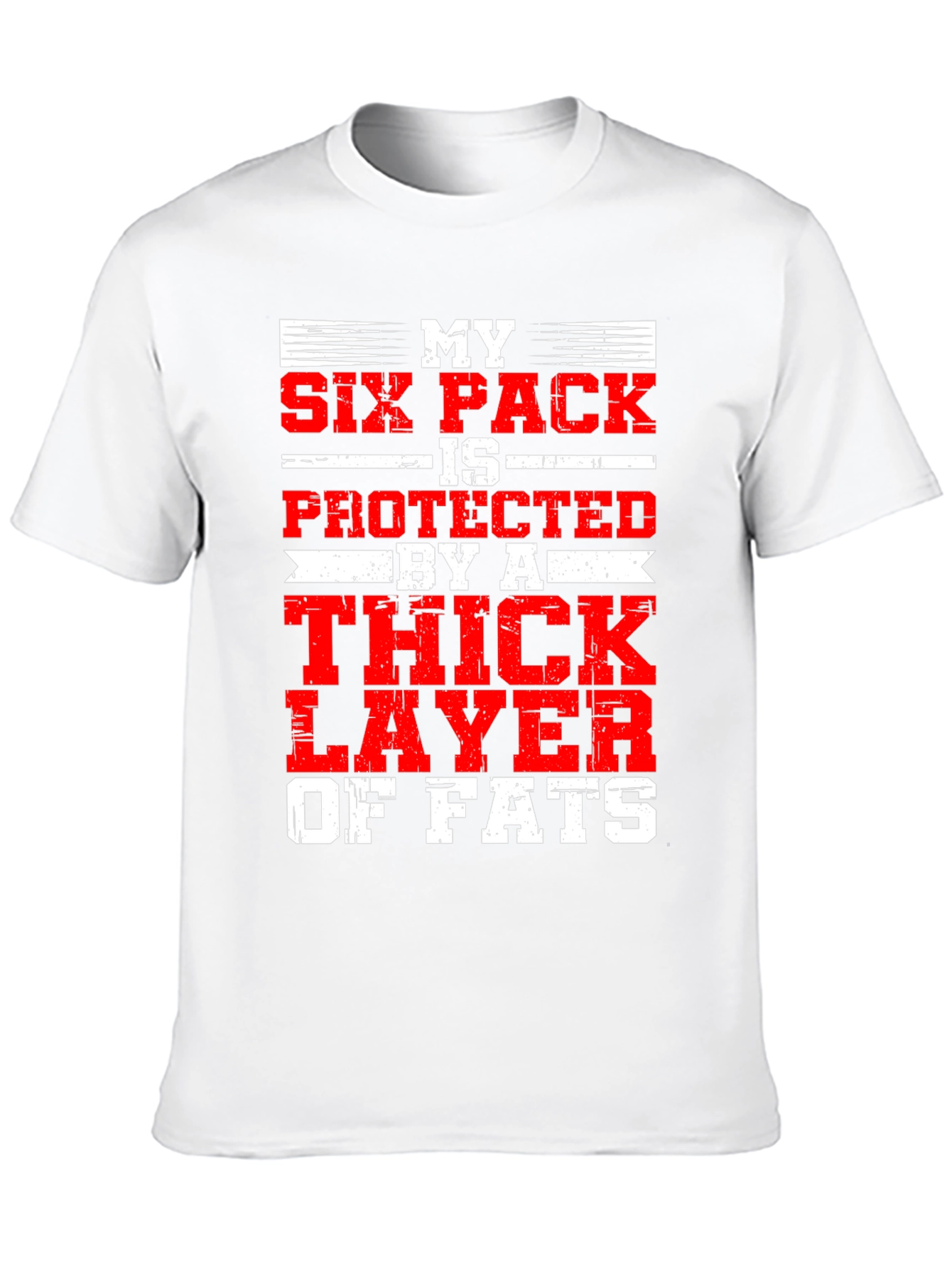 My Six Pack is Protected Funny Graphic T-Shirt