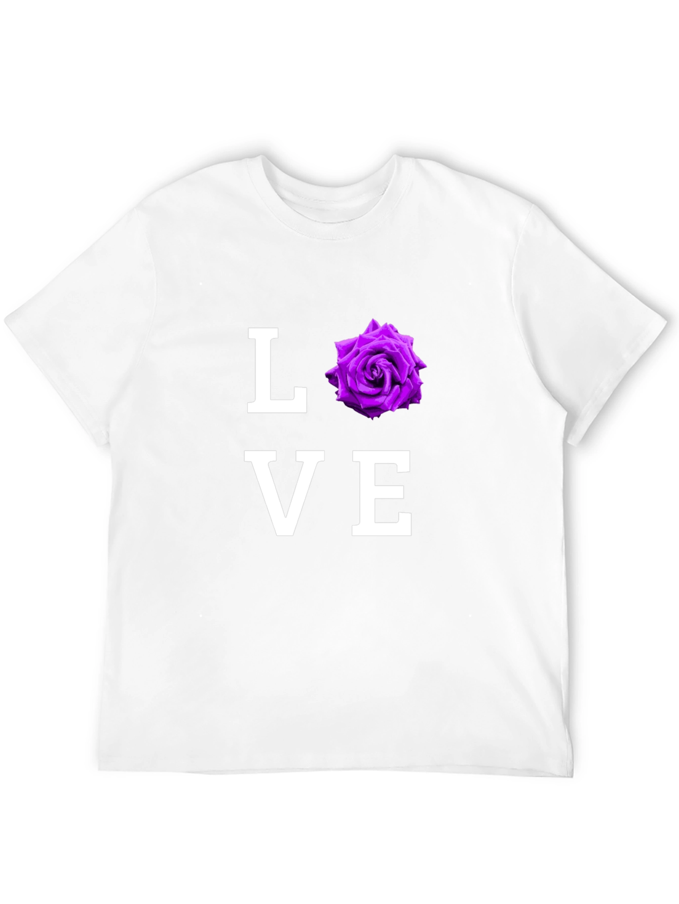 Love Rose Graphic T-Shirt - Black