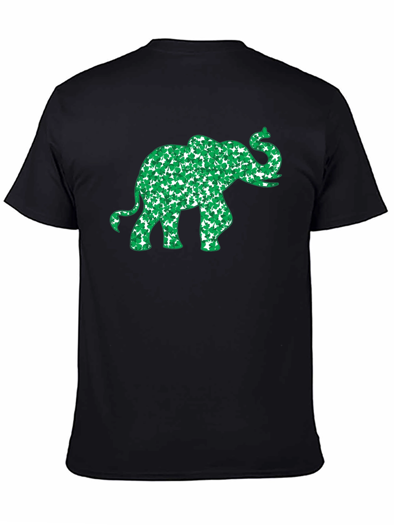 St. Patricks Day Elephant Clover T-Shirt