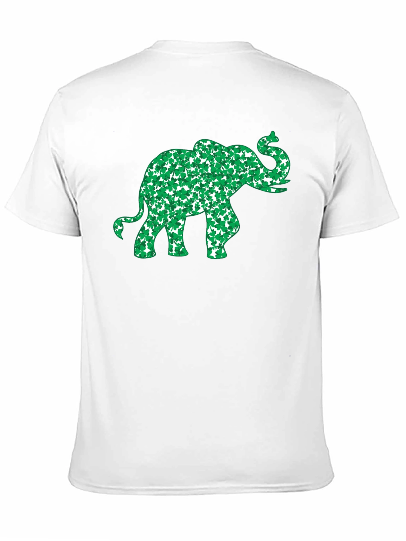 St. Patricks Day Elephant Clover T-Shirt