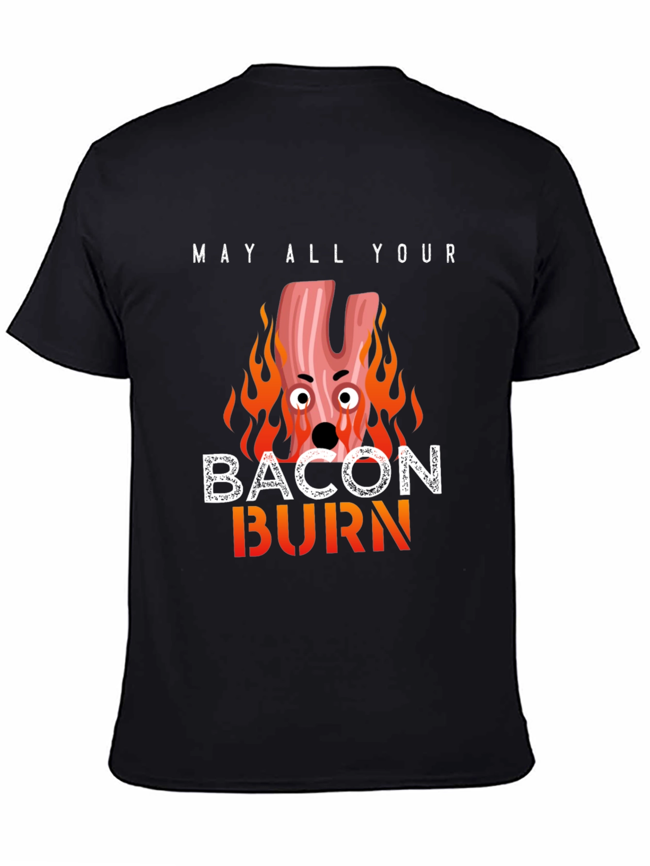 Bacon Burn T-Shirt - Funny Graphic Tee