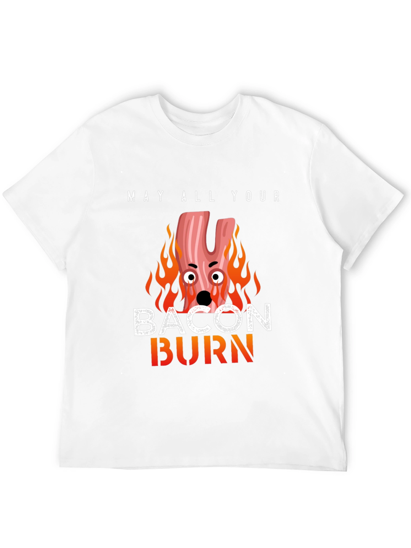 Bacon Burn T-Shirt - Funny Graphic Tee