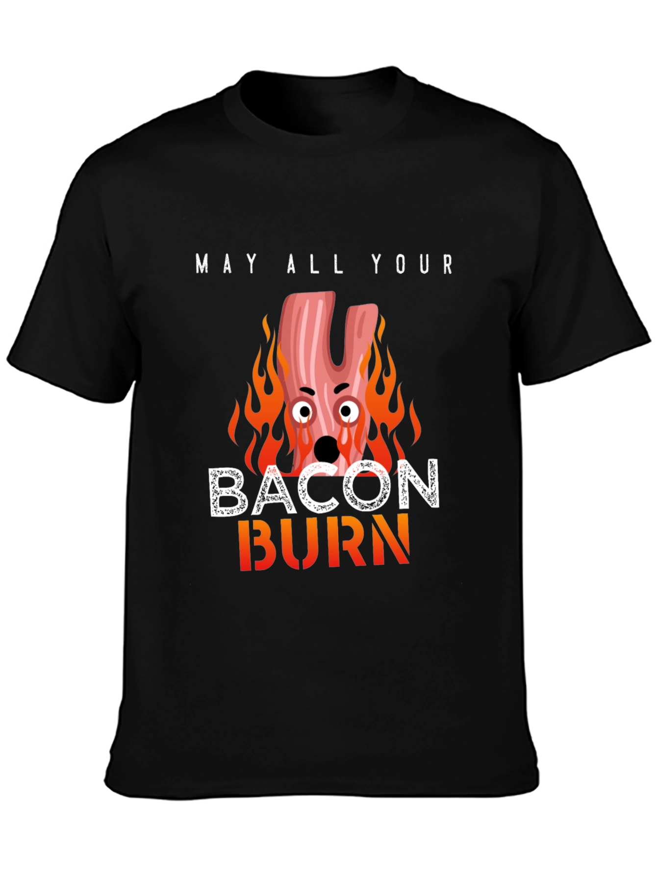 Bacon Burn T-Shirt - Funny Graphic Tee