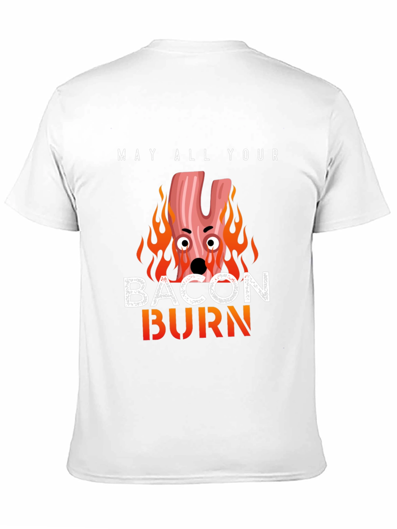 Bacon Burn T-Shirt - Funny Graphic Tee