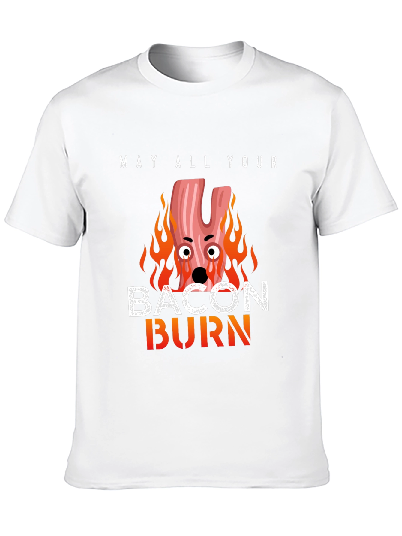 Bacon Burn T-Shirt - Funny Graphic Tee