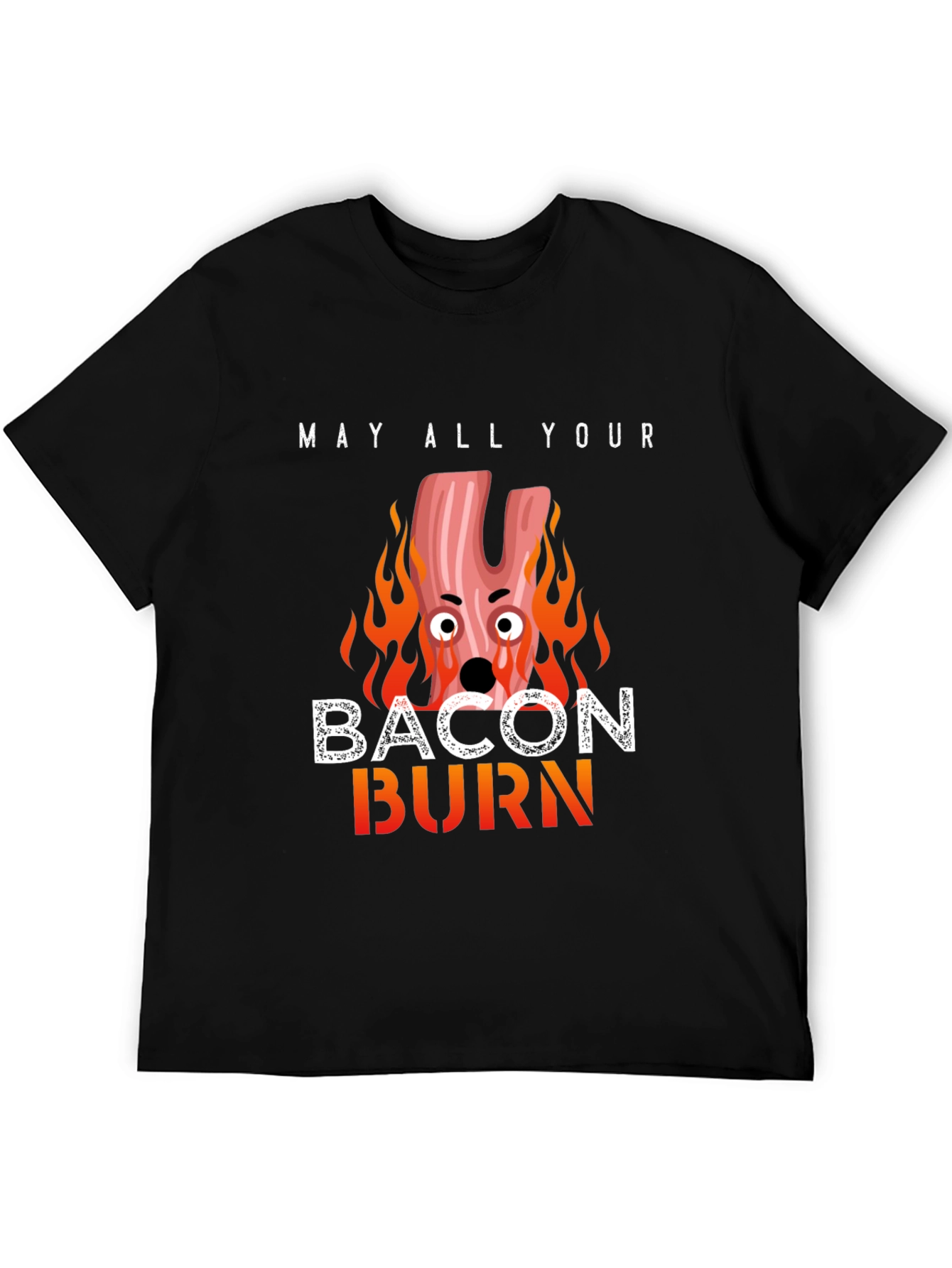 Bacon Burn T-Shirt - Funny Graphic Tee