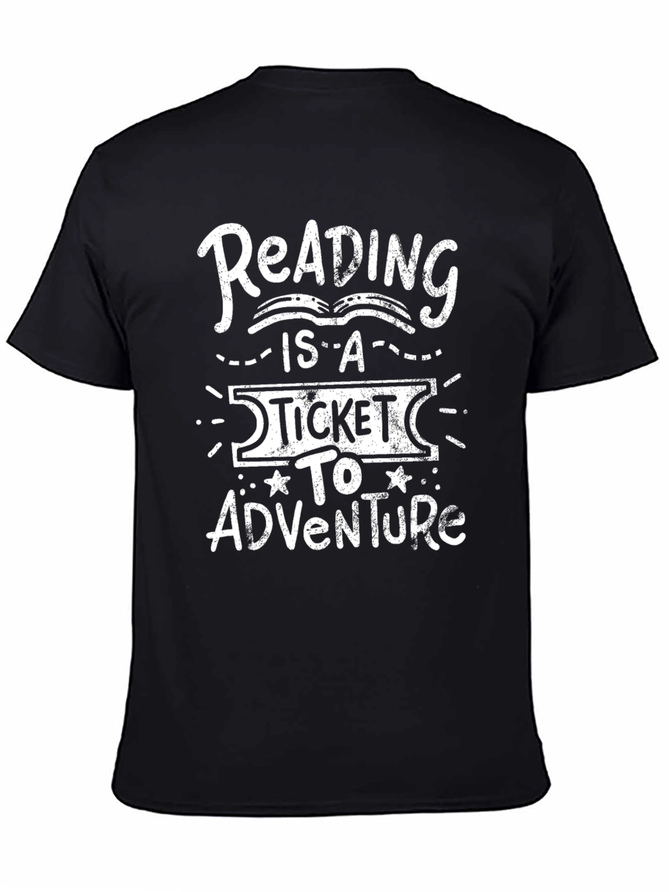 Reading is a Ticket to Adventure Graphic Tee