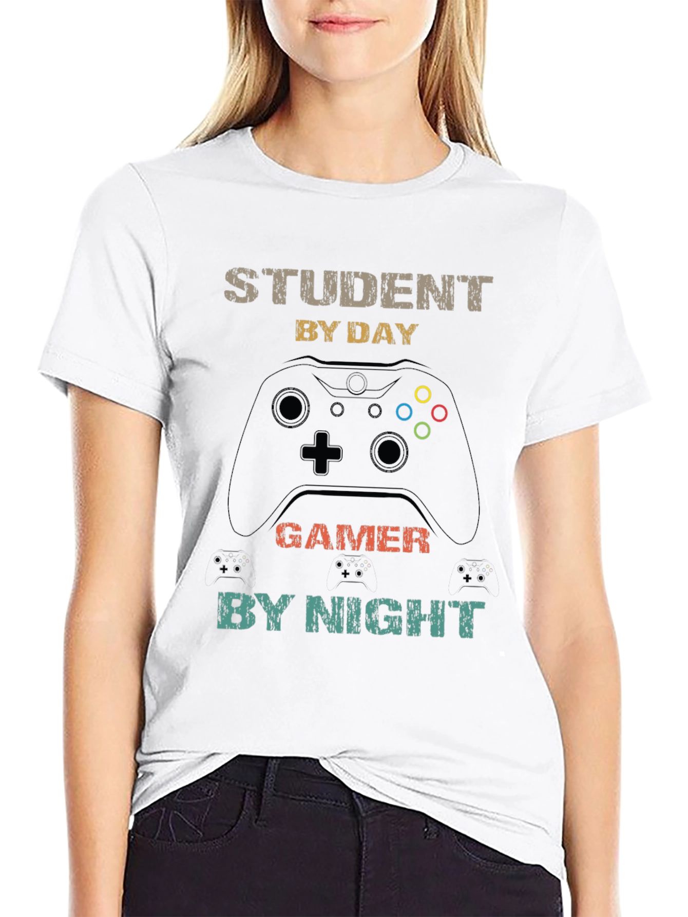 Student By Day Gamer By Night T-Shirt