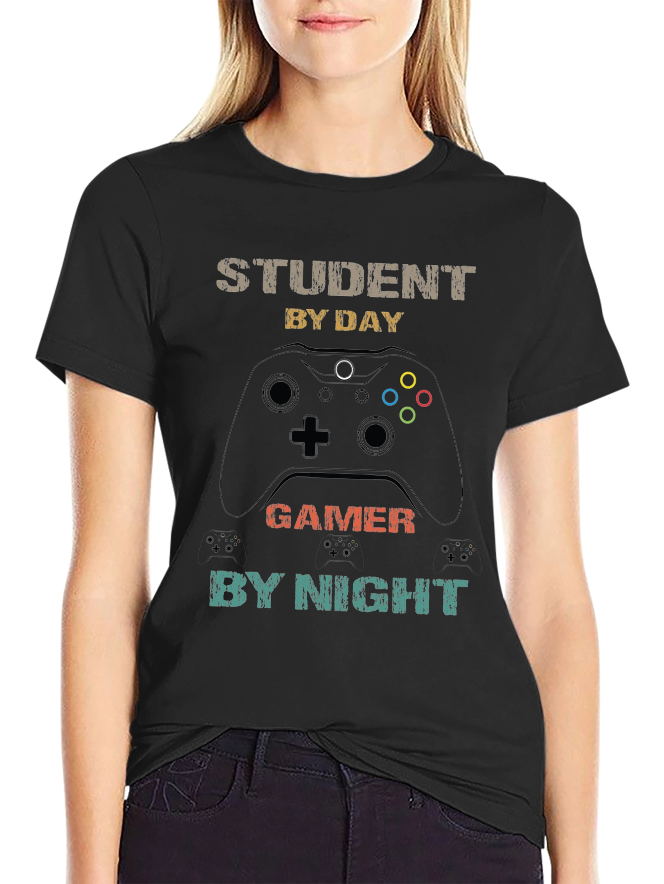 Student By Day Gamer By Night T-Shirt