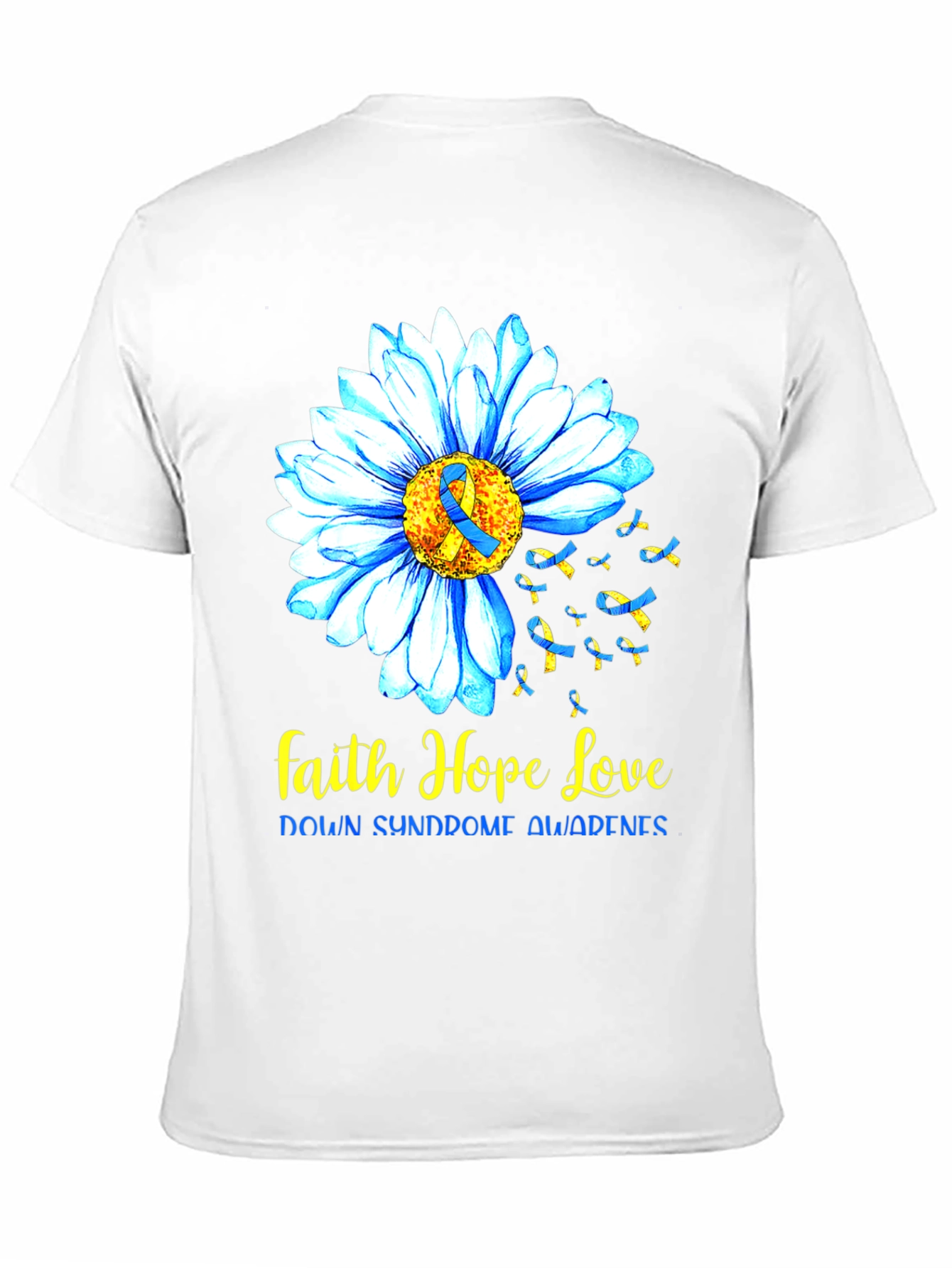 Faith Hope Love Down Syndrome Awareness T-Shirt