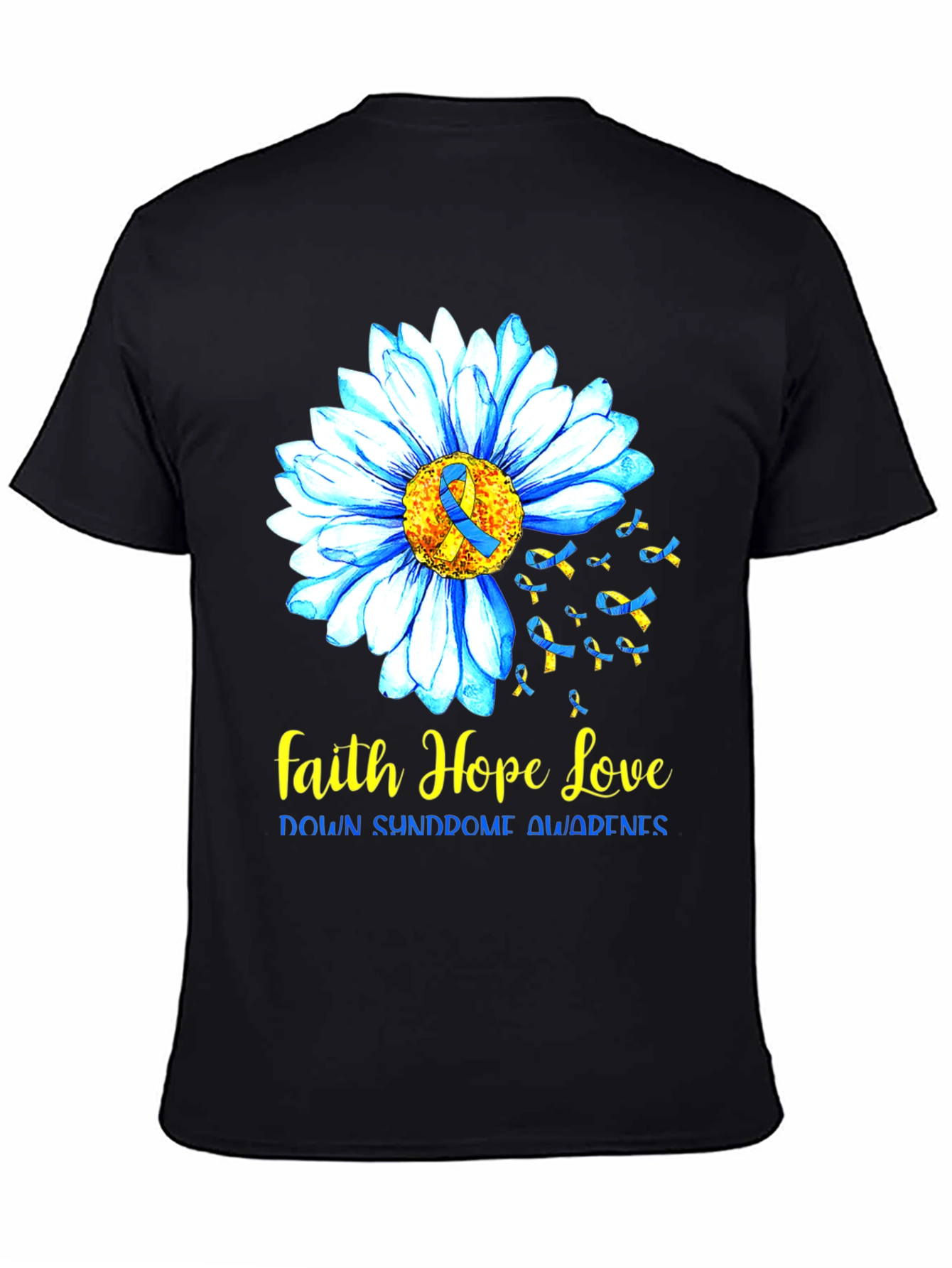 Faith Hope Love Down Syndrome Awareness T-Shirt