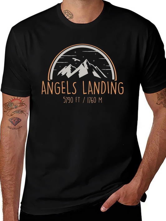Angels Landing Graphic Tee - Mountain Adventure