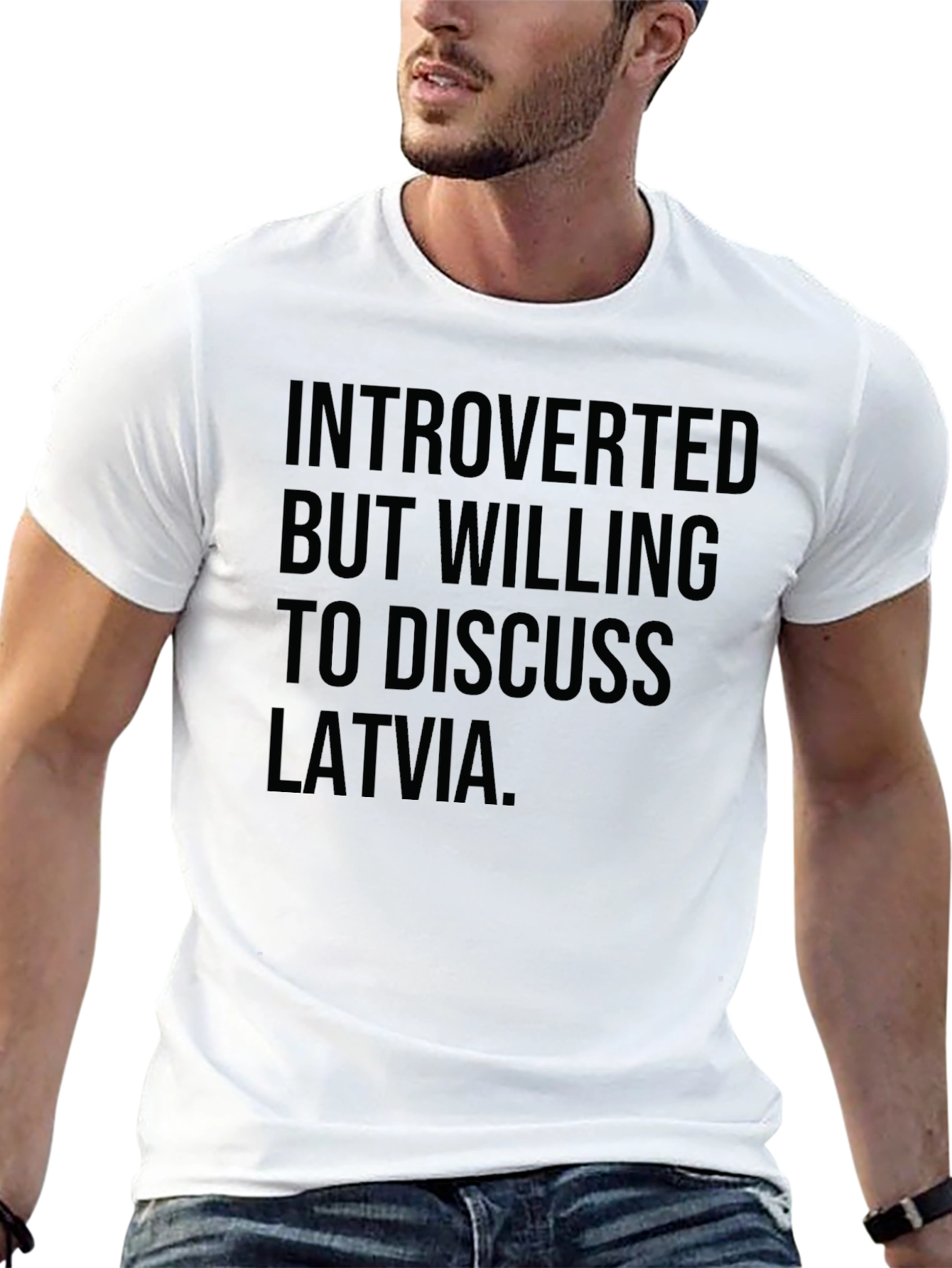 Introverted Latvia T-Shirt