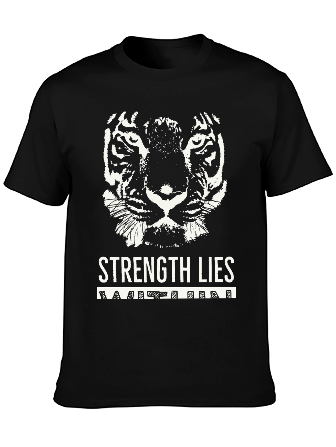 Strength Within Tiger Graphic Tee