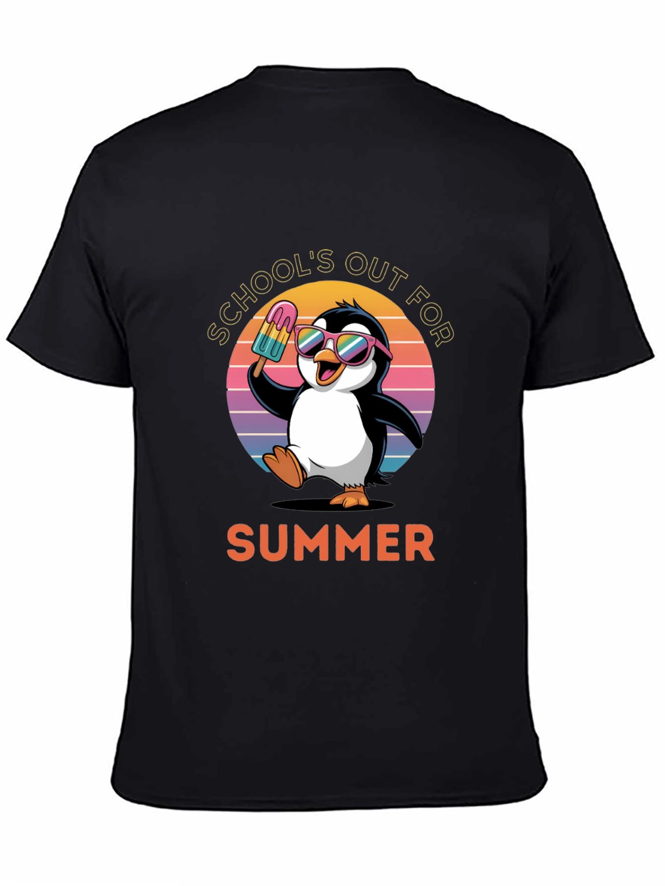 Schools Out Summer Penguin T-Shirt