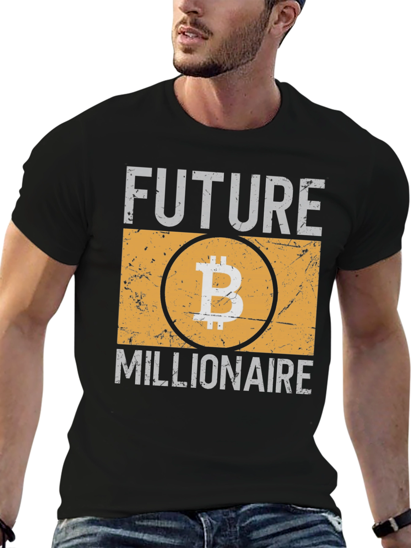 Future Millionaire Bitcoin Graphic T-Shirt