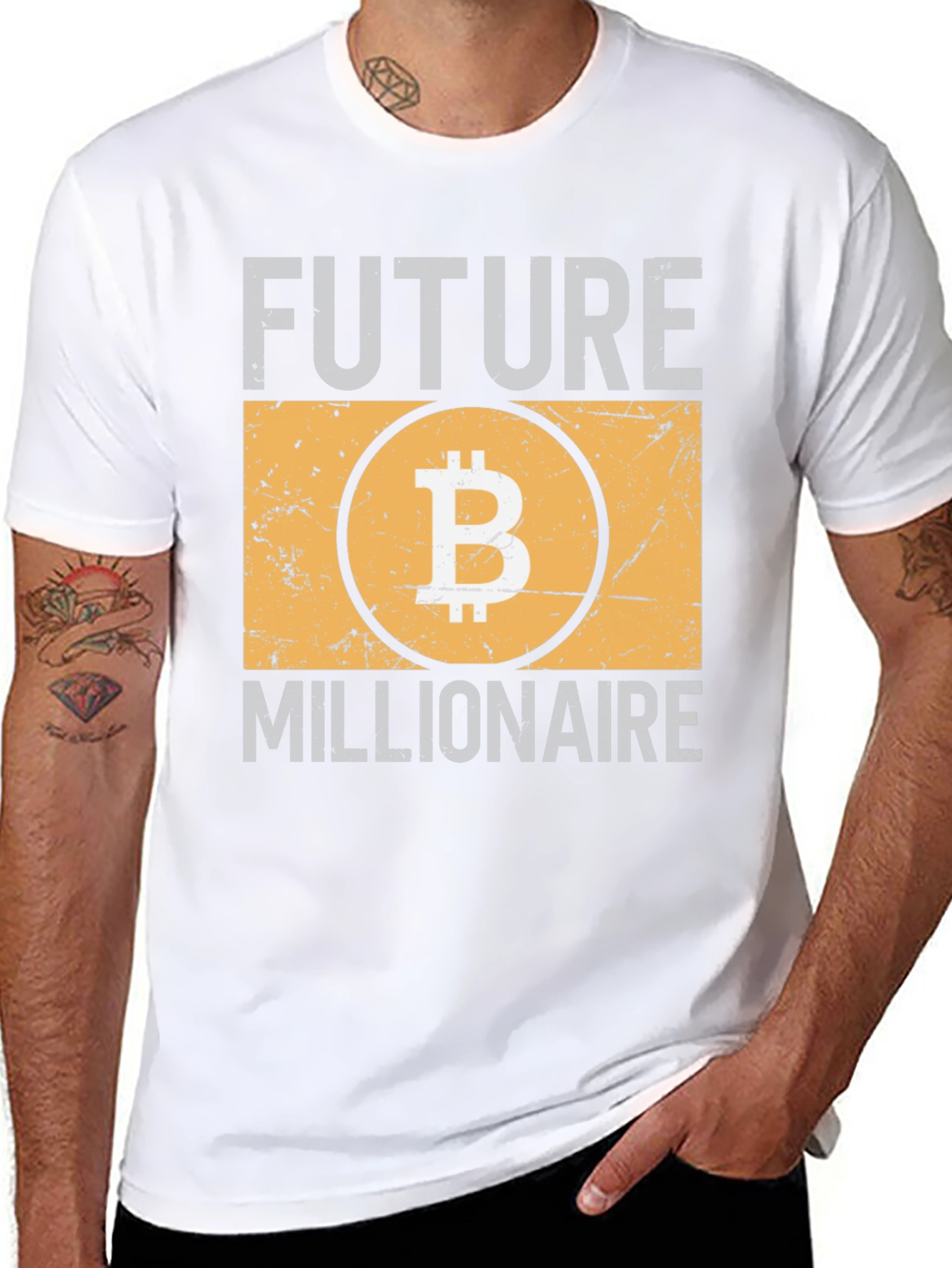 Future Millionaire Bitcoin Graphic T-Shirt