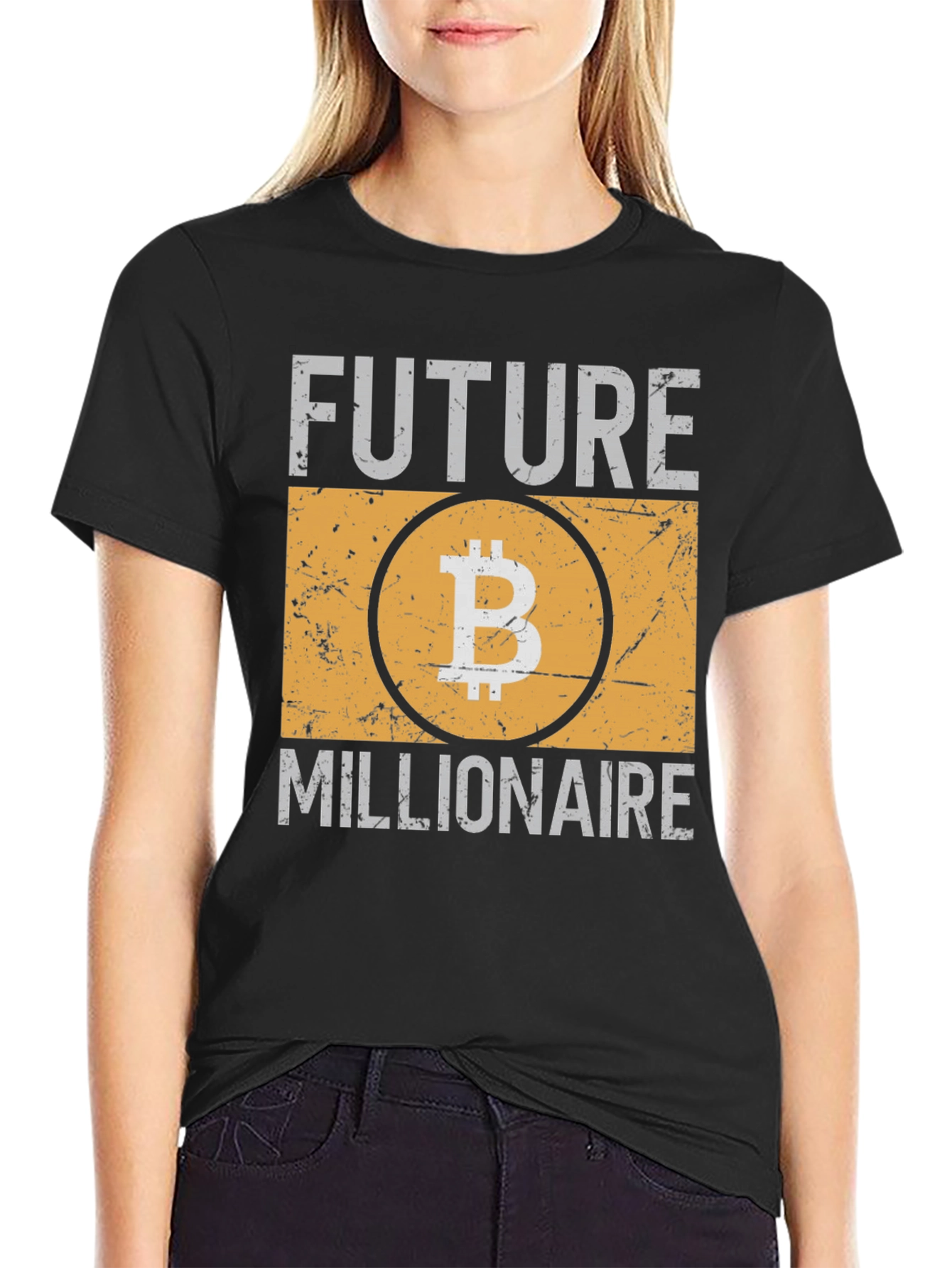 Future Millionaire Bitcoin Graphic T-Shirt