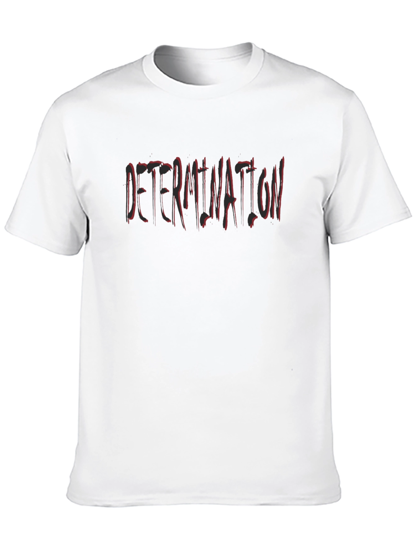 Determination Graphic Print Crewneck T-shirt