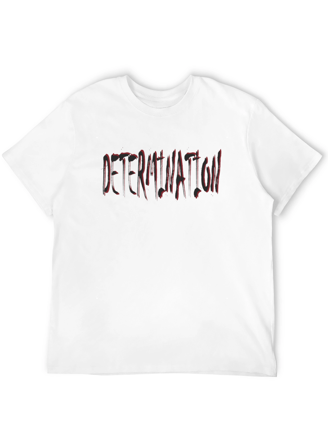 Determination Graphic Print Crewneck T-shirt