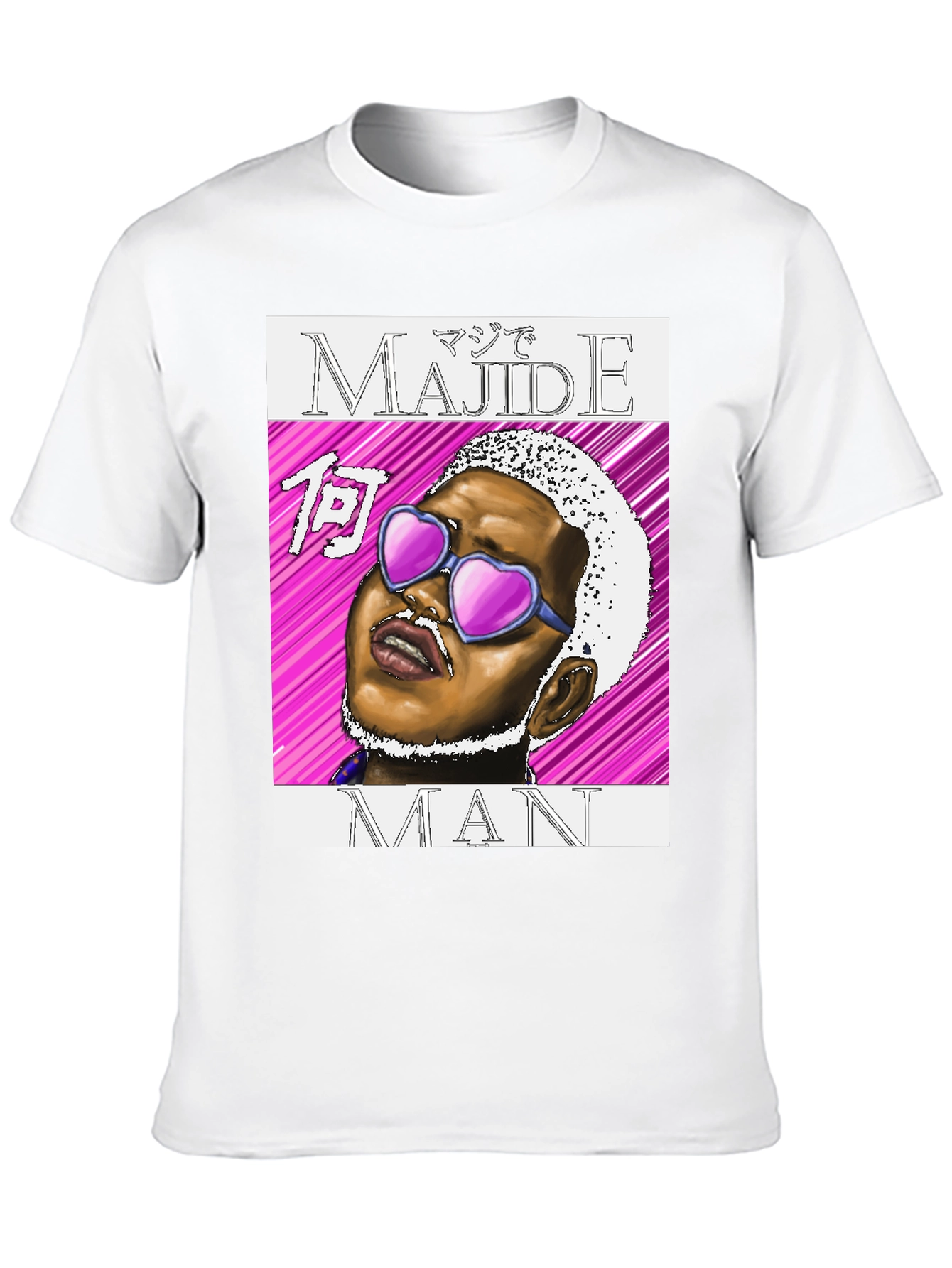 Majide Man Graphic Tee - Edgy Style
