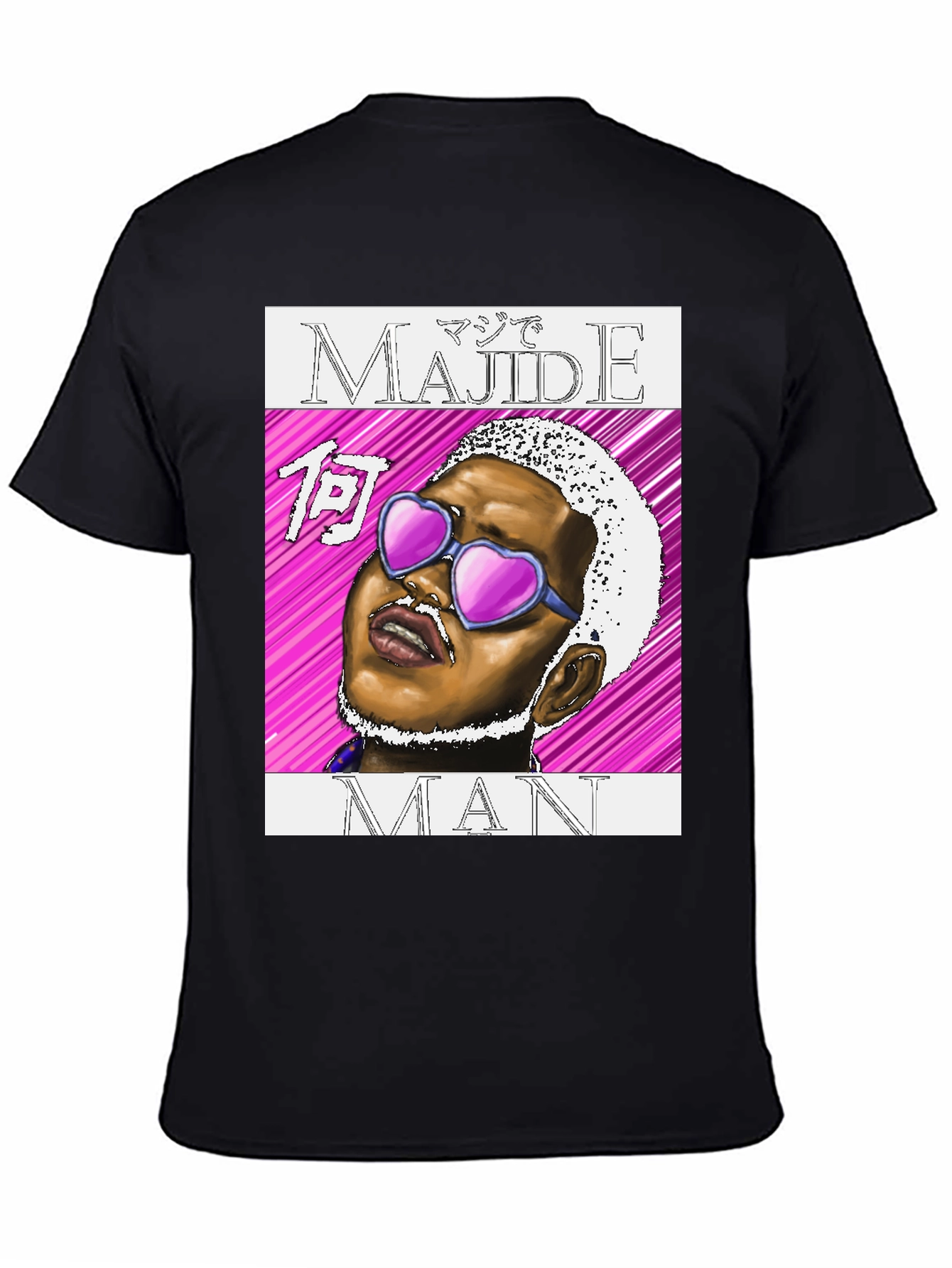 Majide Man Graphic Tee - Edgy Style