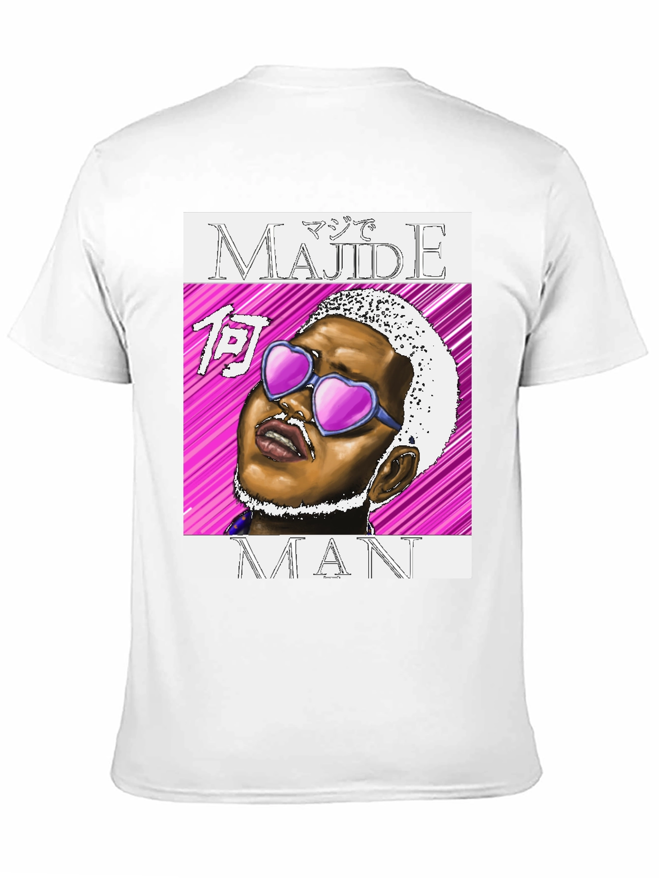 Majide Man Graphic Tee - Edgy Style