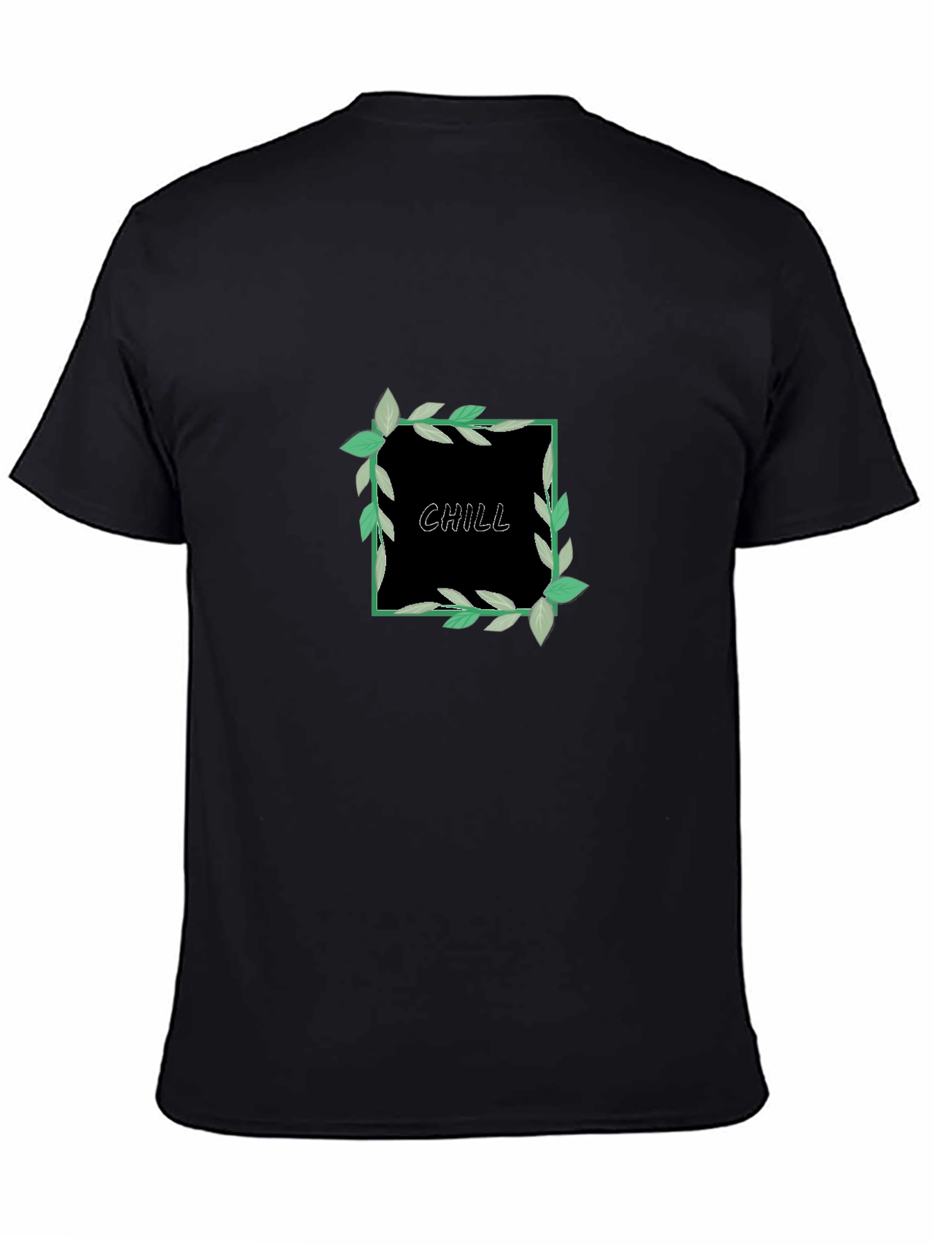 Chill Vibes Black Graphic Tee