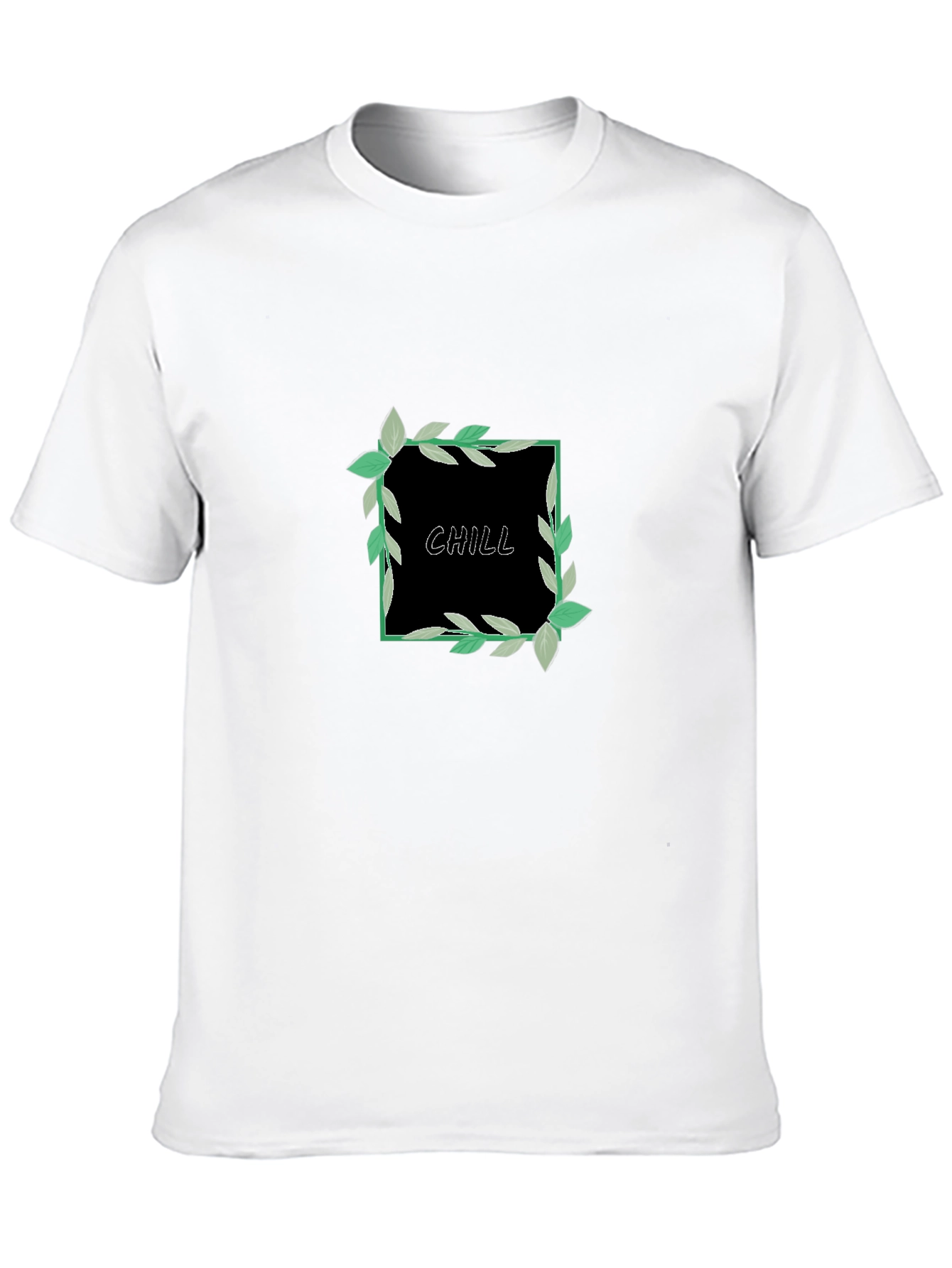 Chill Vibes Black Graphic Tee