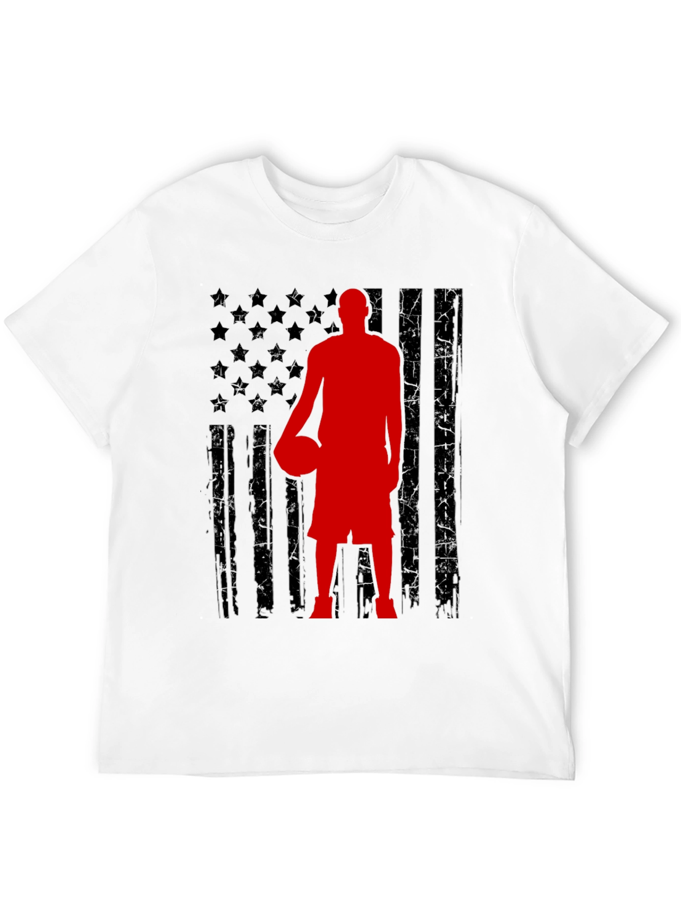 Basketball USA Flag Graphic Tee