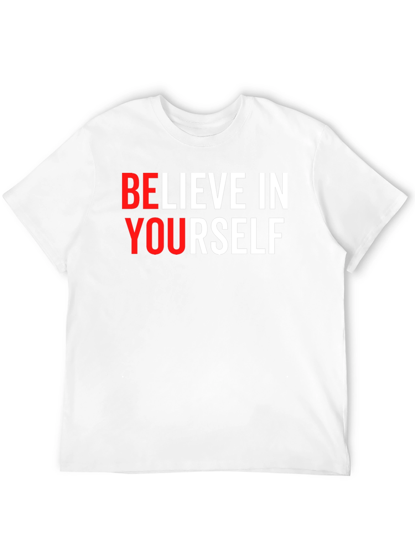 Believe In Yourself Graphic Tee - Black T-Shirt