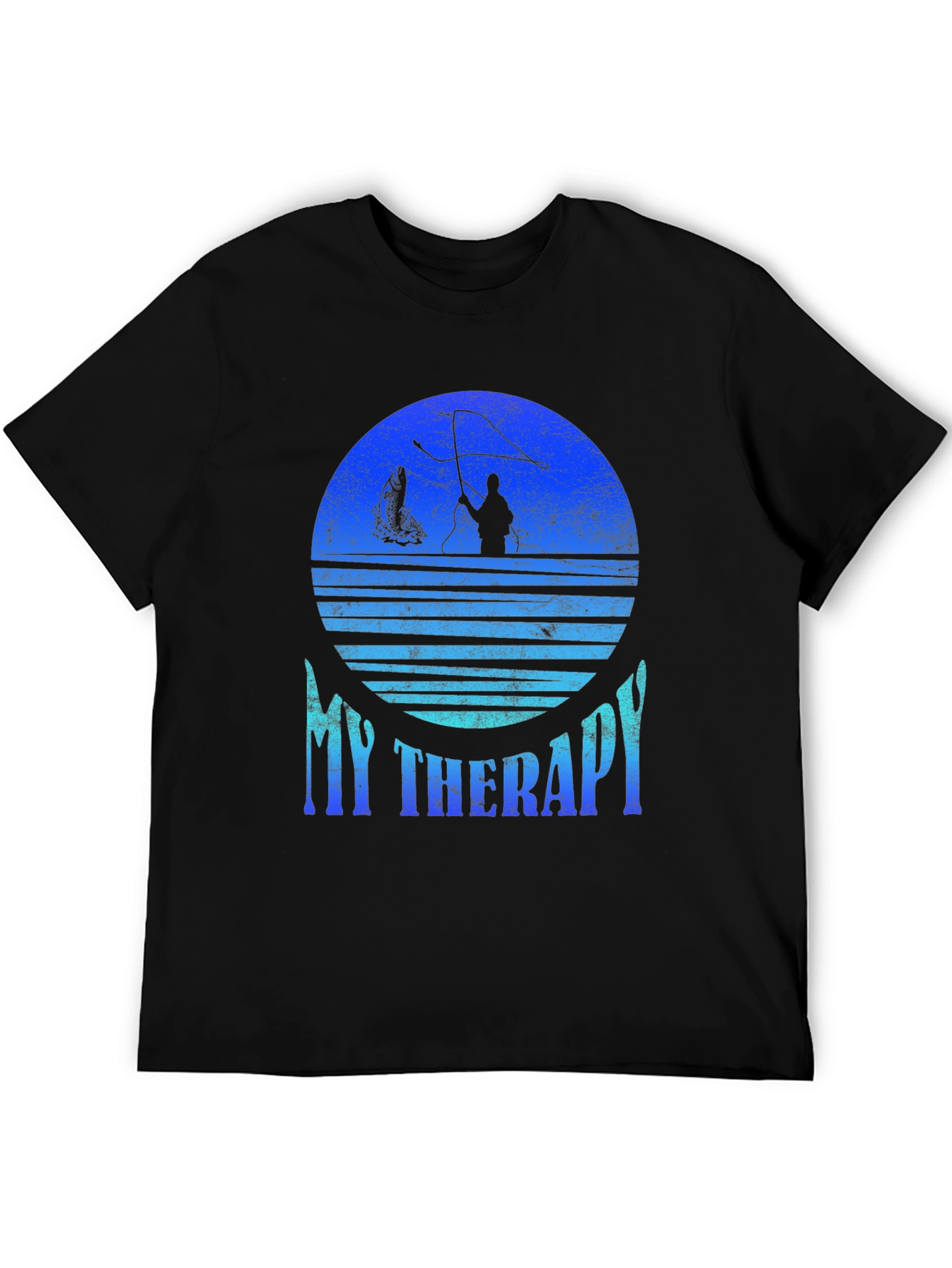 Fishing Therapy T-Shirt: Angler Graphic Tee