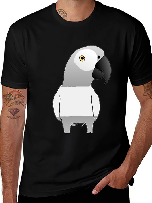 Parrot Graphic T-Shirt - Stylish Bird Lover Tee