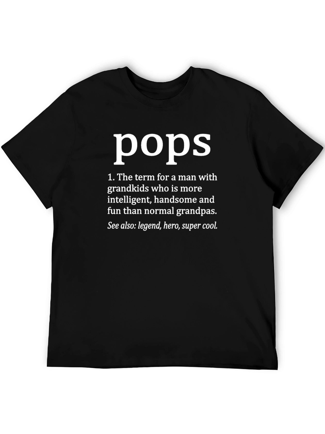 Pops Definition T-Shirt - Gift for Grandpa