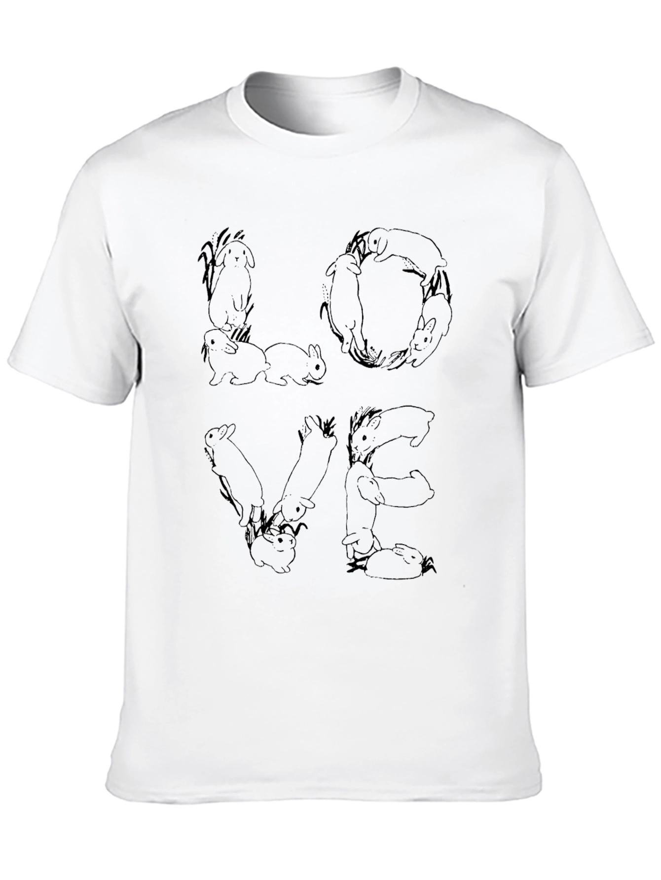 Bunny Love T-Shirt - Adorable Graphic Tee