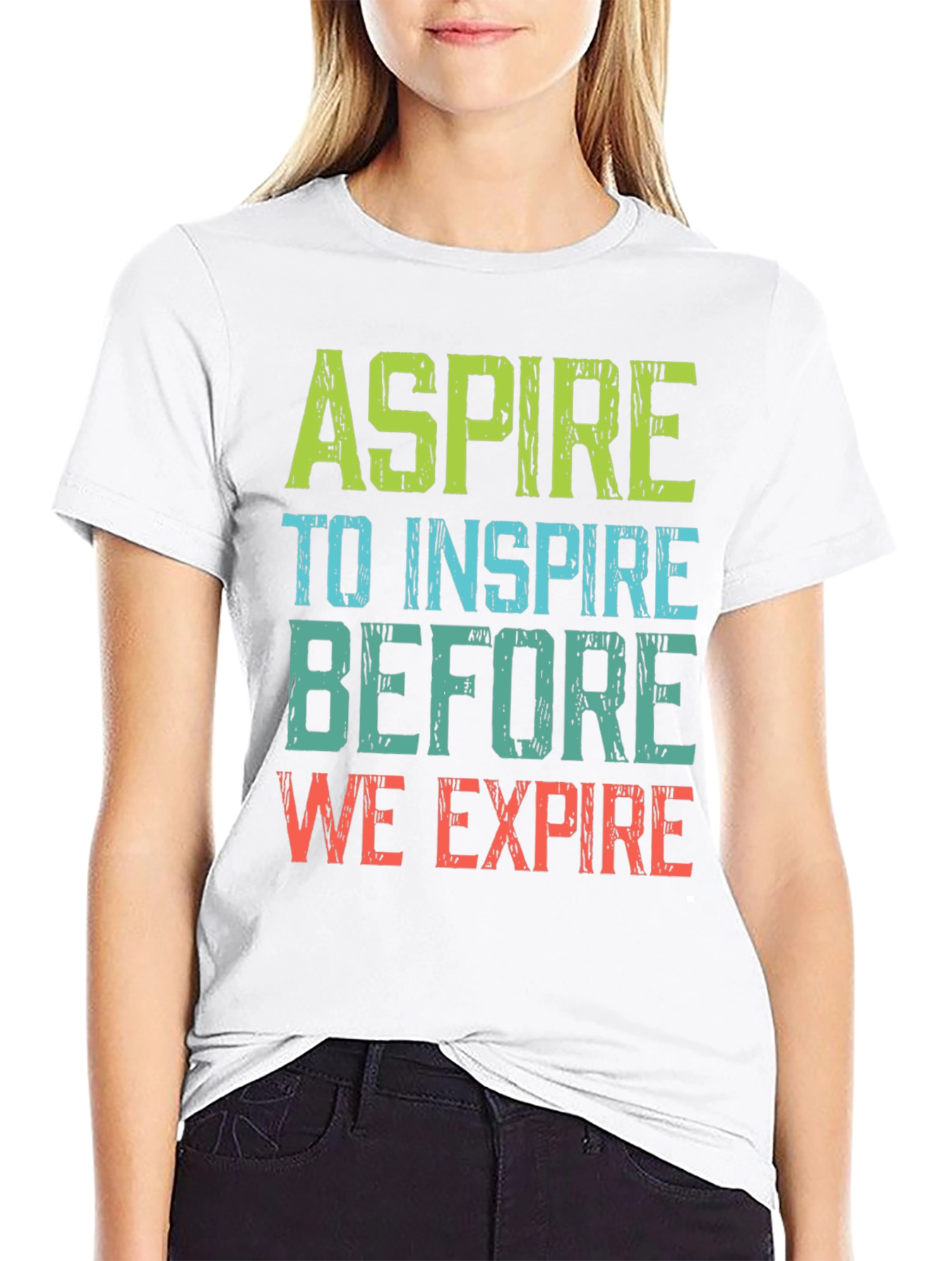 Aspire to Inspire Graphic Tee - Motivational T-Shirt