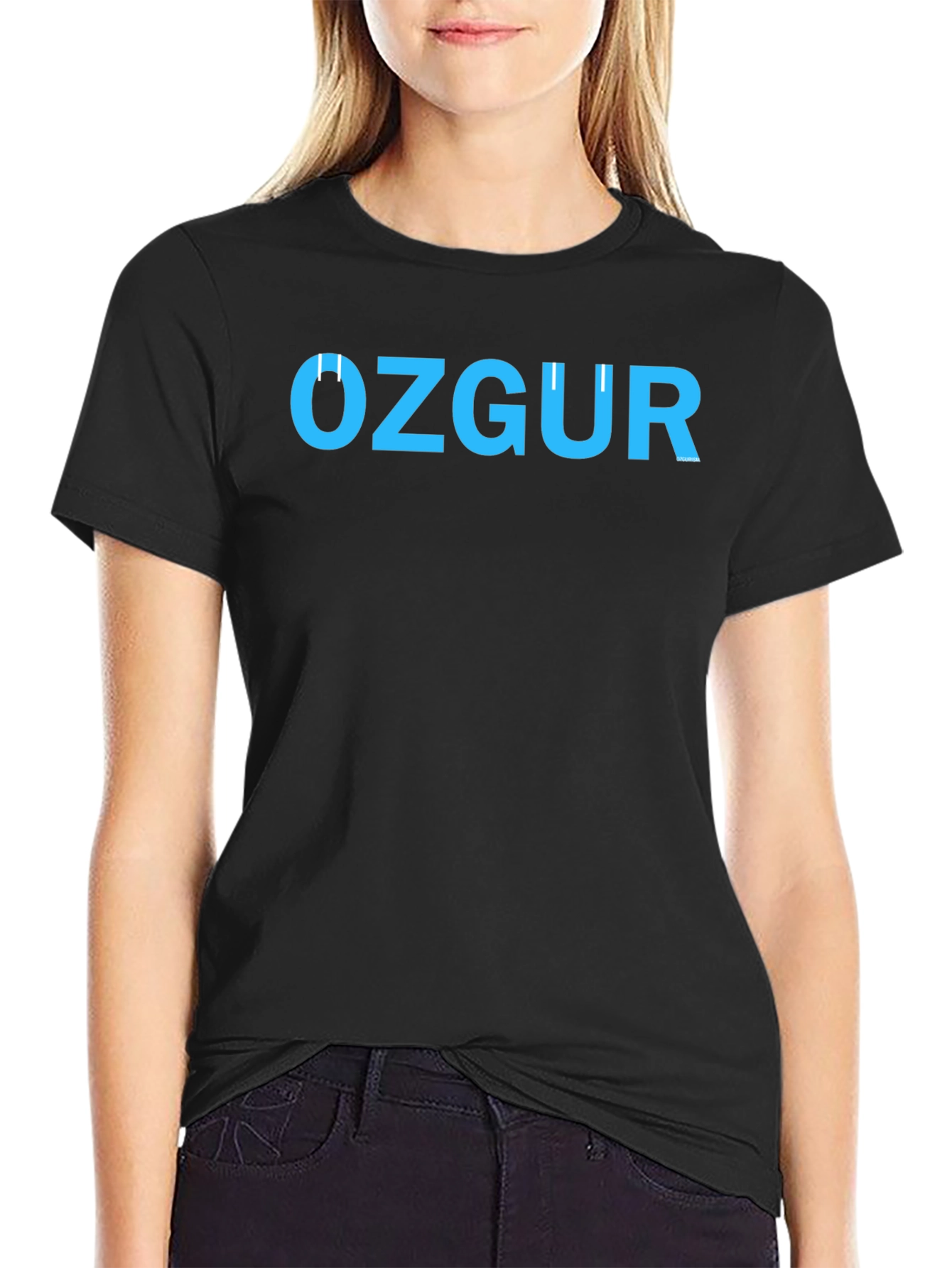 Ozgur Print Black T-Shirt