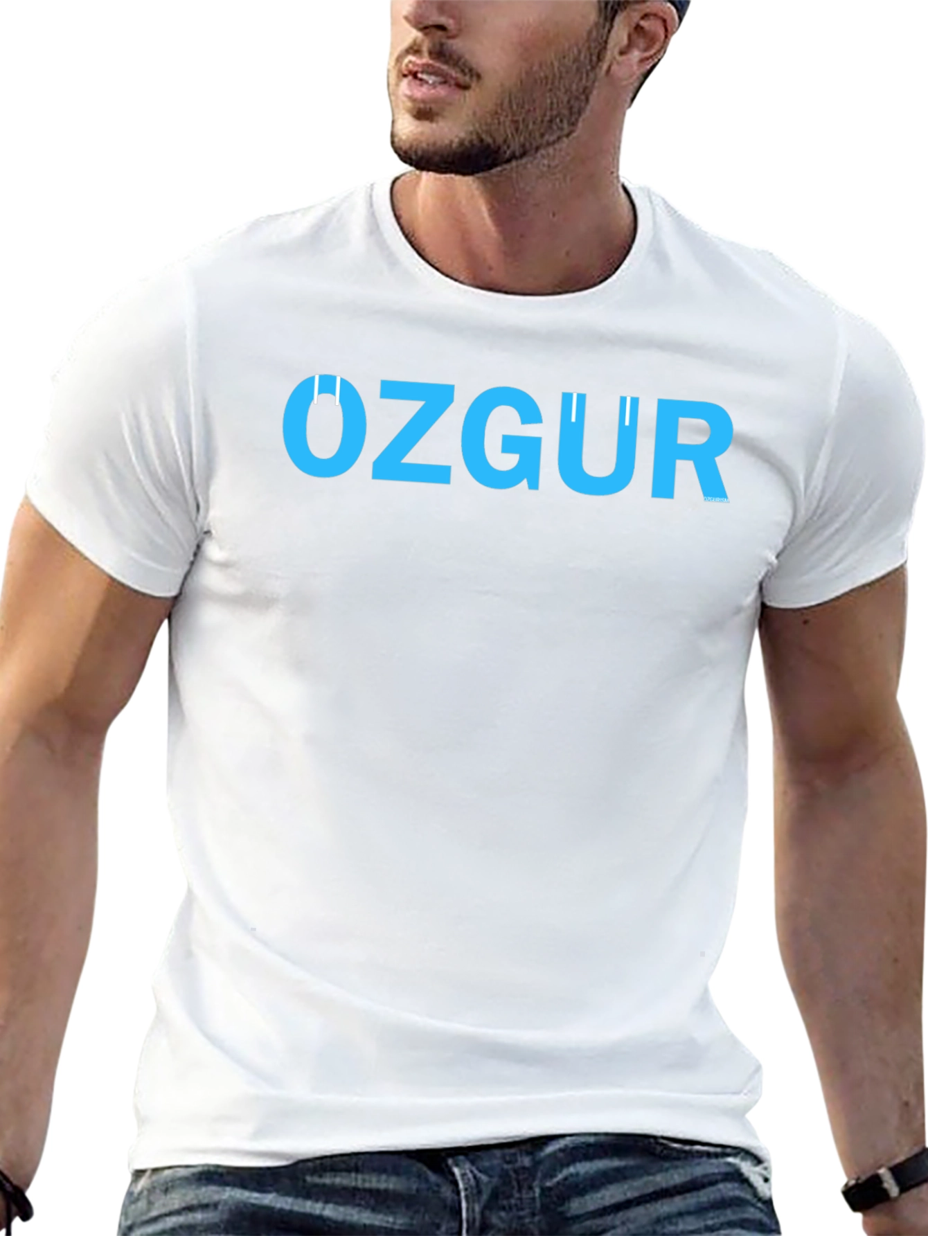 Ozgur Print Black T-Shirt