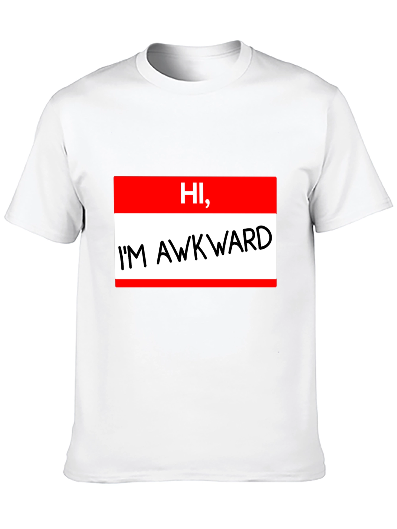 Hi Im Awkward T-Shirt Funny Introvert Tee