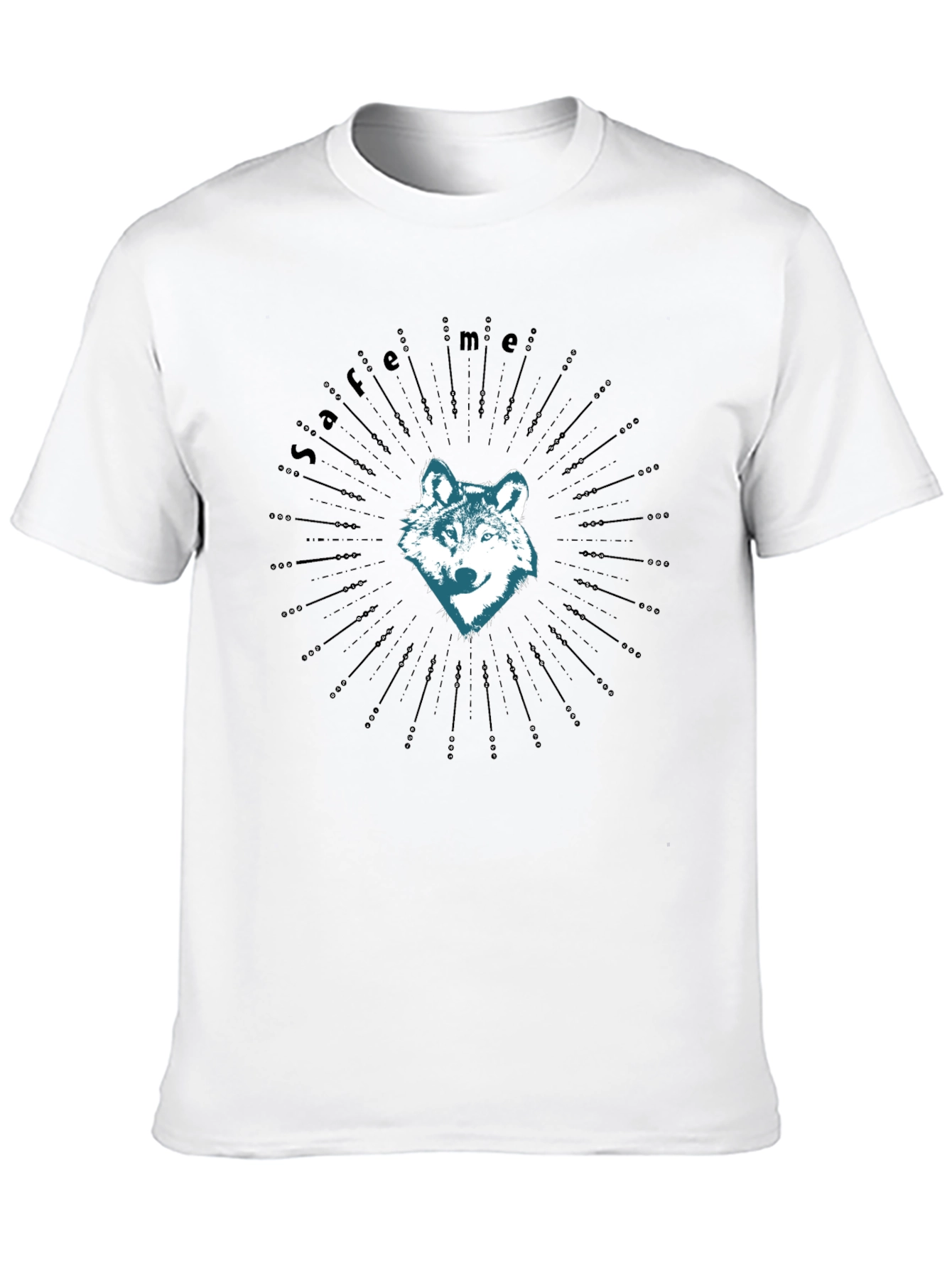 Wolf Graphic Tee - Save Me Design Soft Cotton